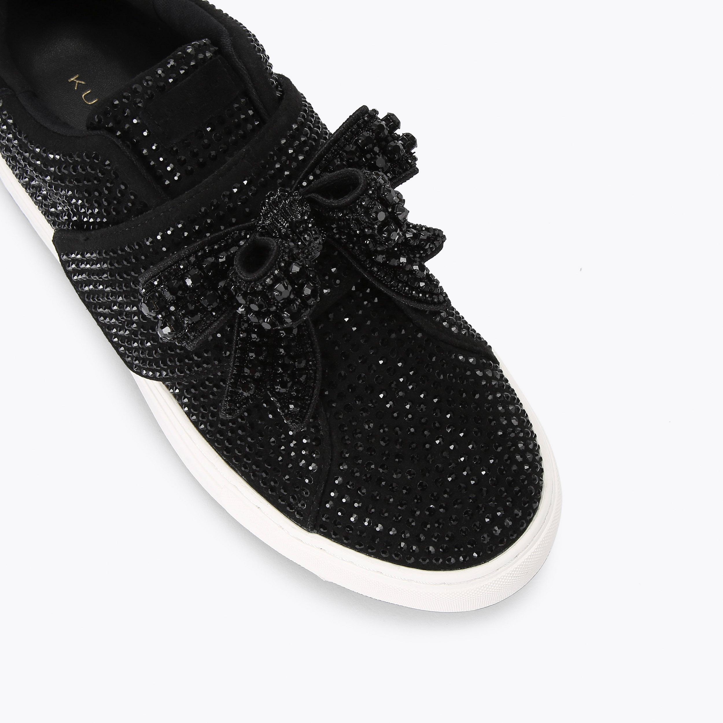 LANEY BOW Crystal Bow Slip On Sneaker by KURT GEIGER LONDON