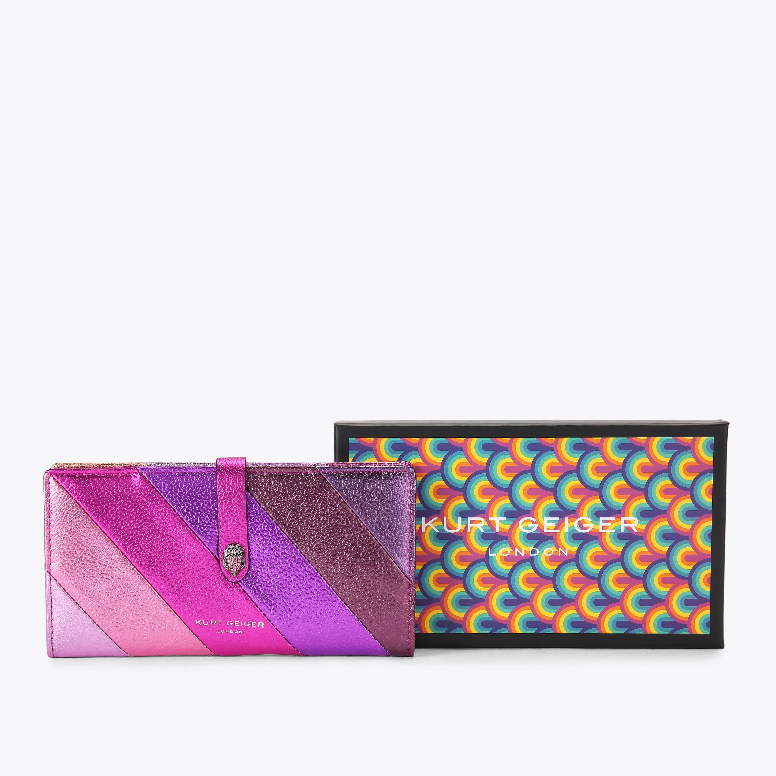 SOFT WALLET LEATHER Pink Leather Wallet by KURT GEIGER LONDON