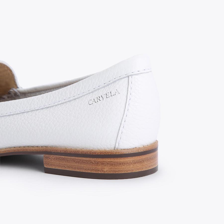 Kurt geiger white loafers 2025