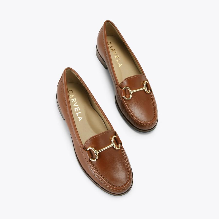 CLICK Tan Slip On Shoe by CARVELA COMFORT