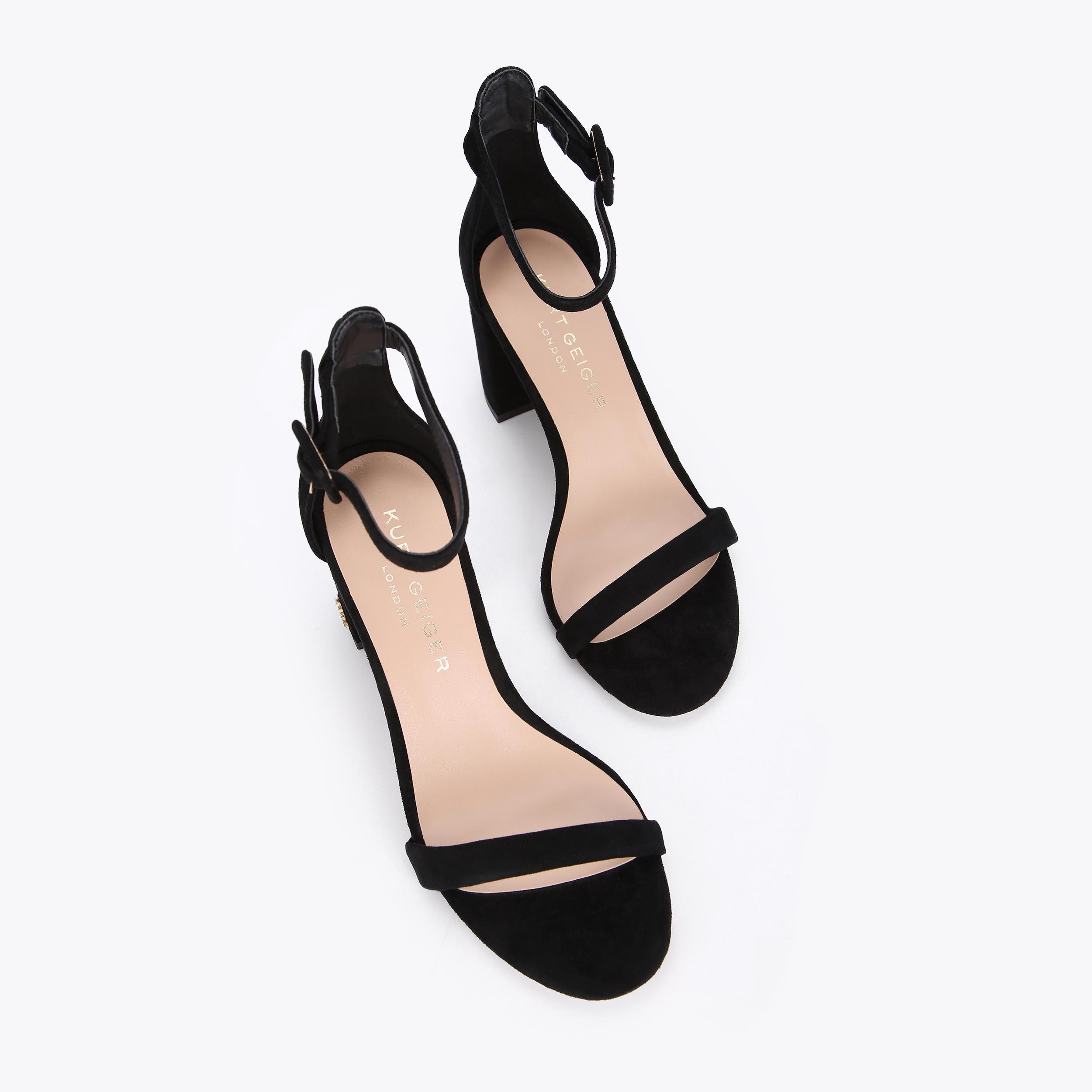 Kurt geiger best sale black strappy heels