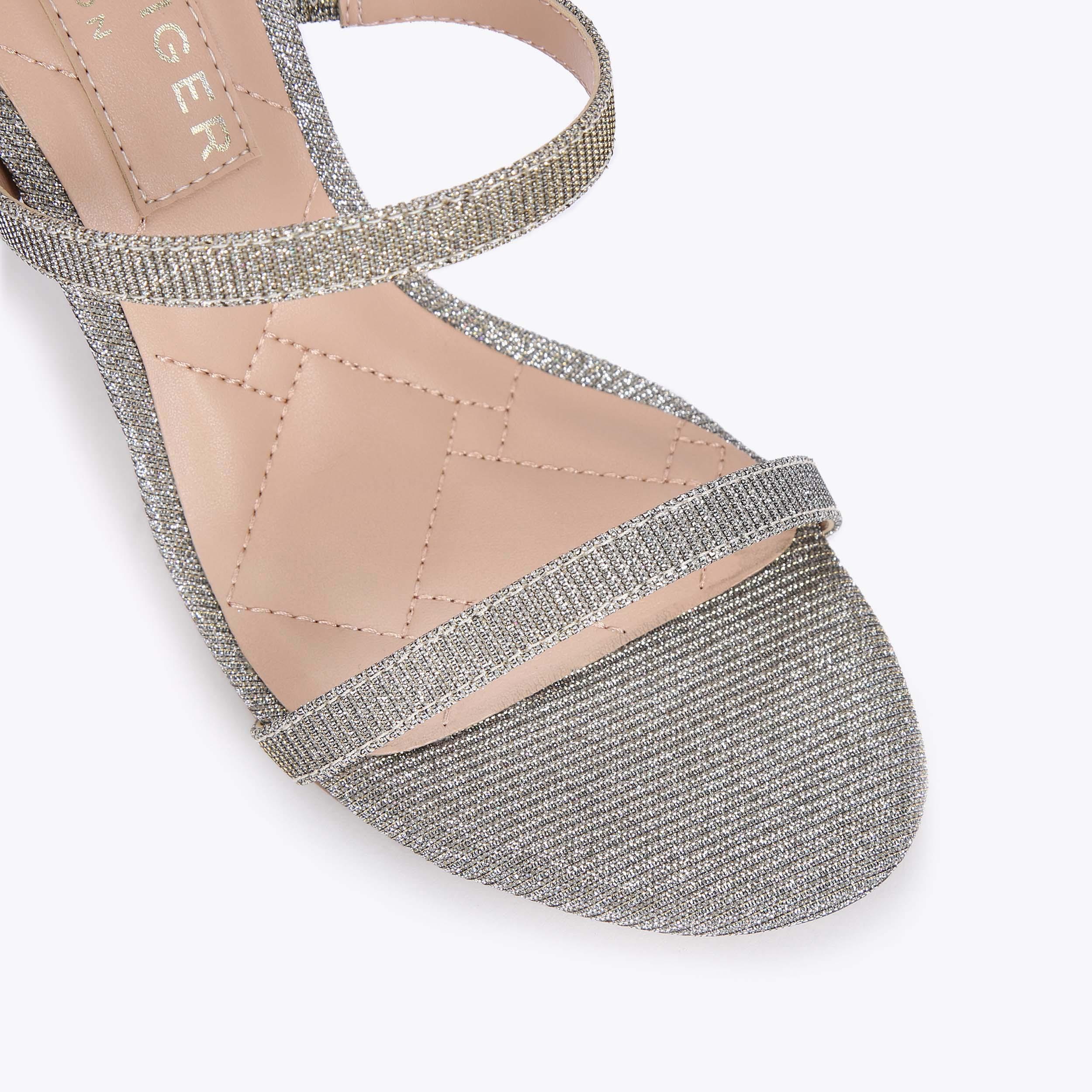 Kurt geiger silver store sandals