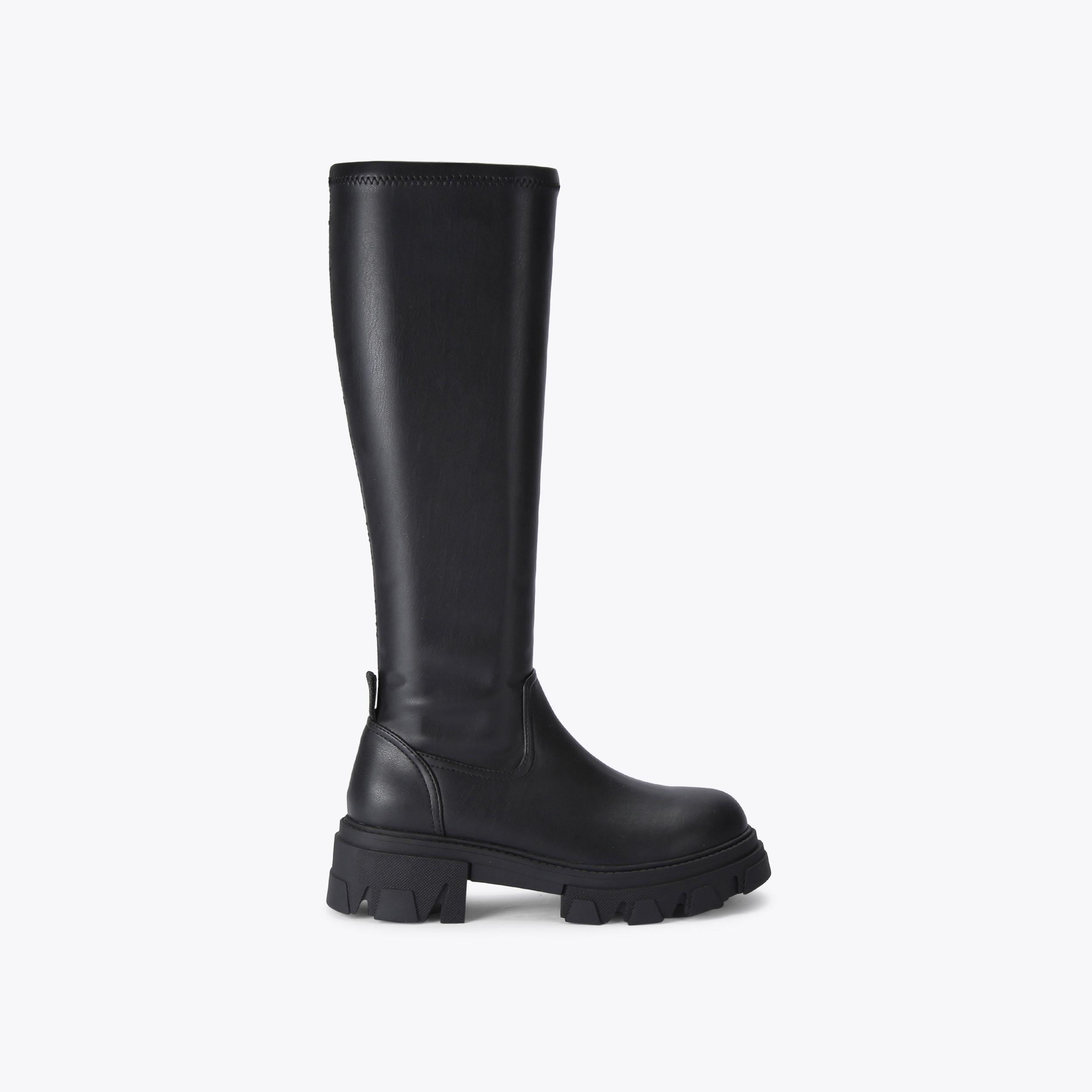 Carvela black knee high boots on sale