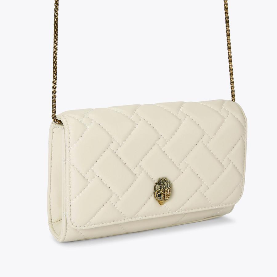 EXTRA MINI KENSINGTON Bone Cross Body Bag by KURT GEIGER LONDON