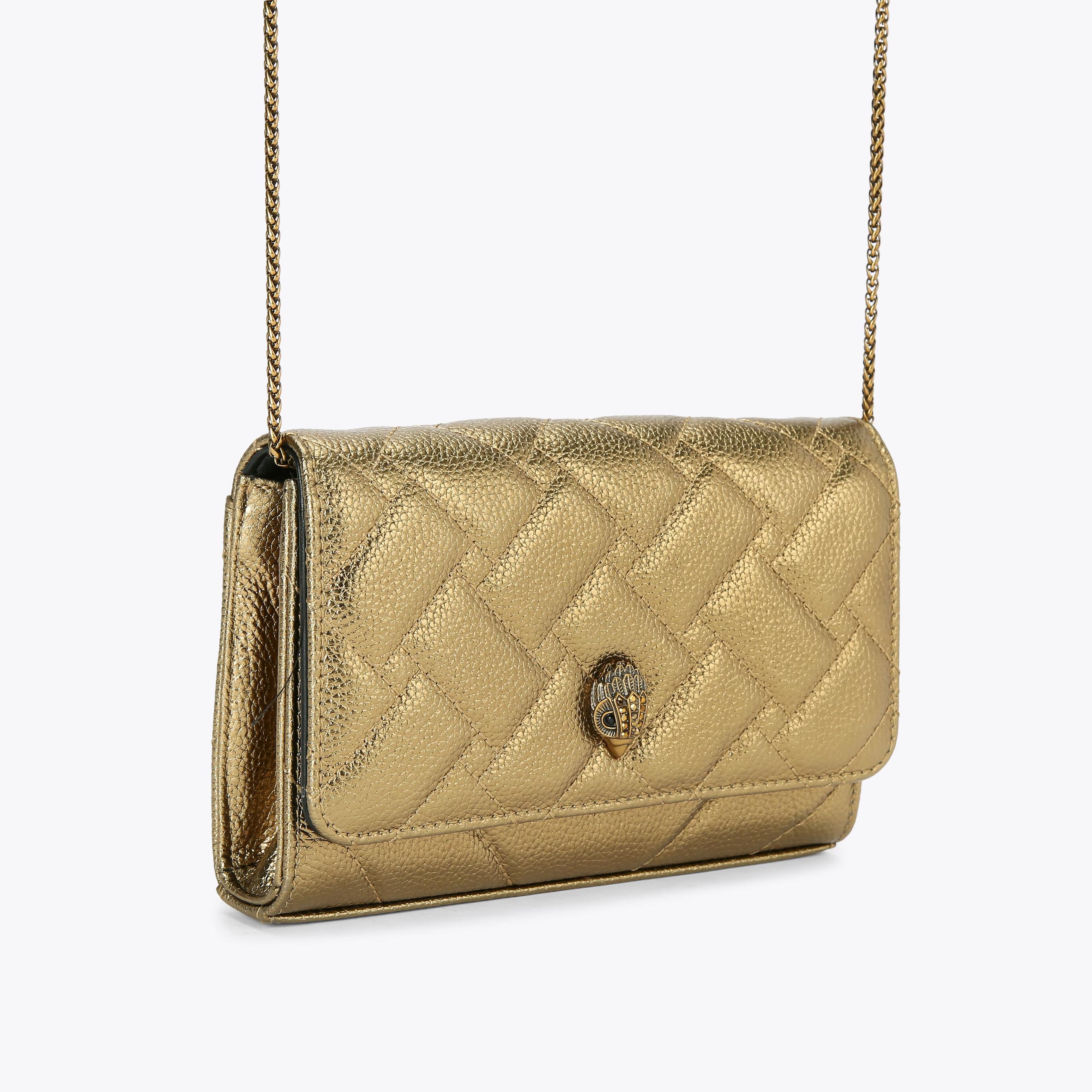 Kurt geiger store gold bag