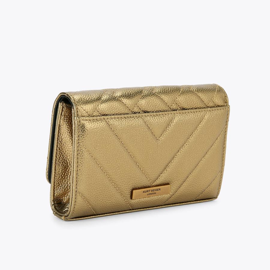 Gold kurt geiger bag deals