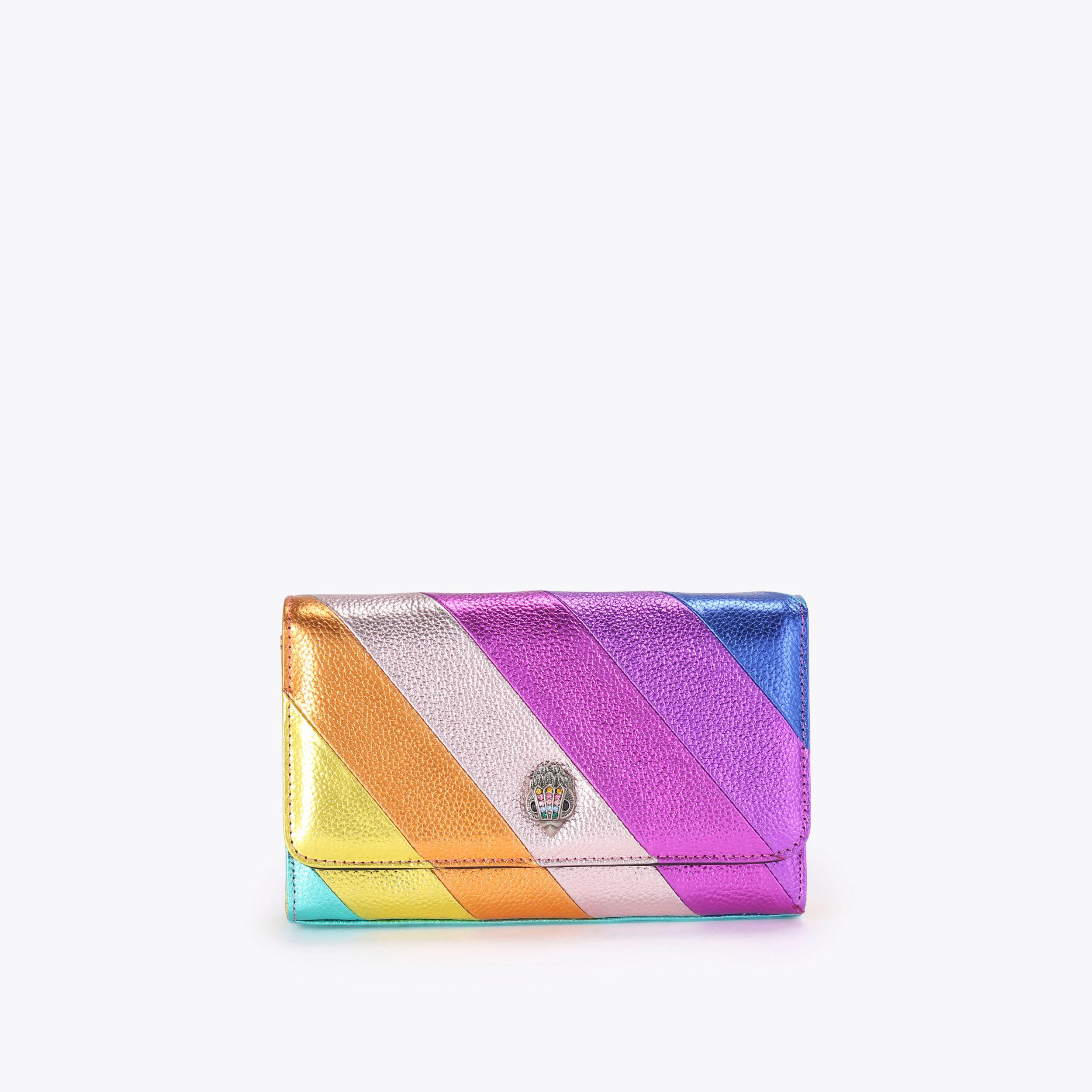 EXTRA MINI KENSINGTON Rainbow Stripe Mini Bag by KURT GEIGER LONDON