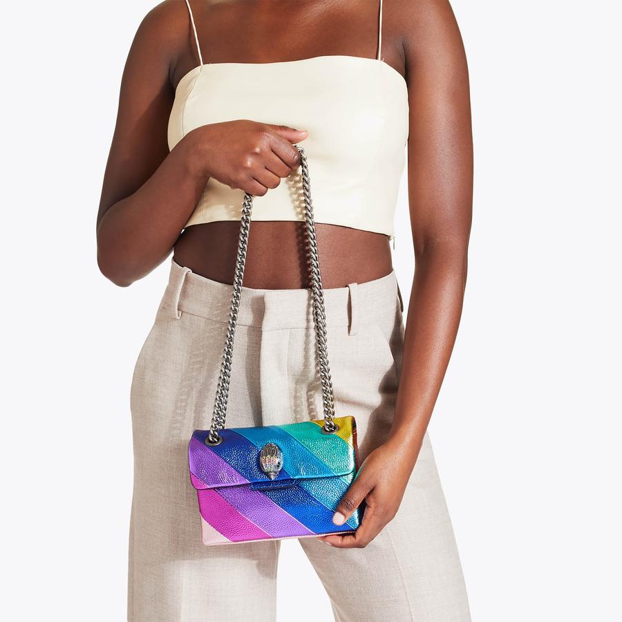 Kurt Geiger Kensington hotsell Metallic Rainbow Bag