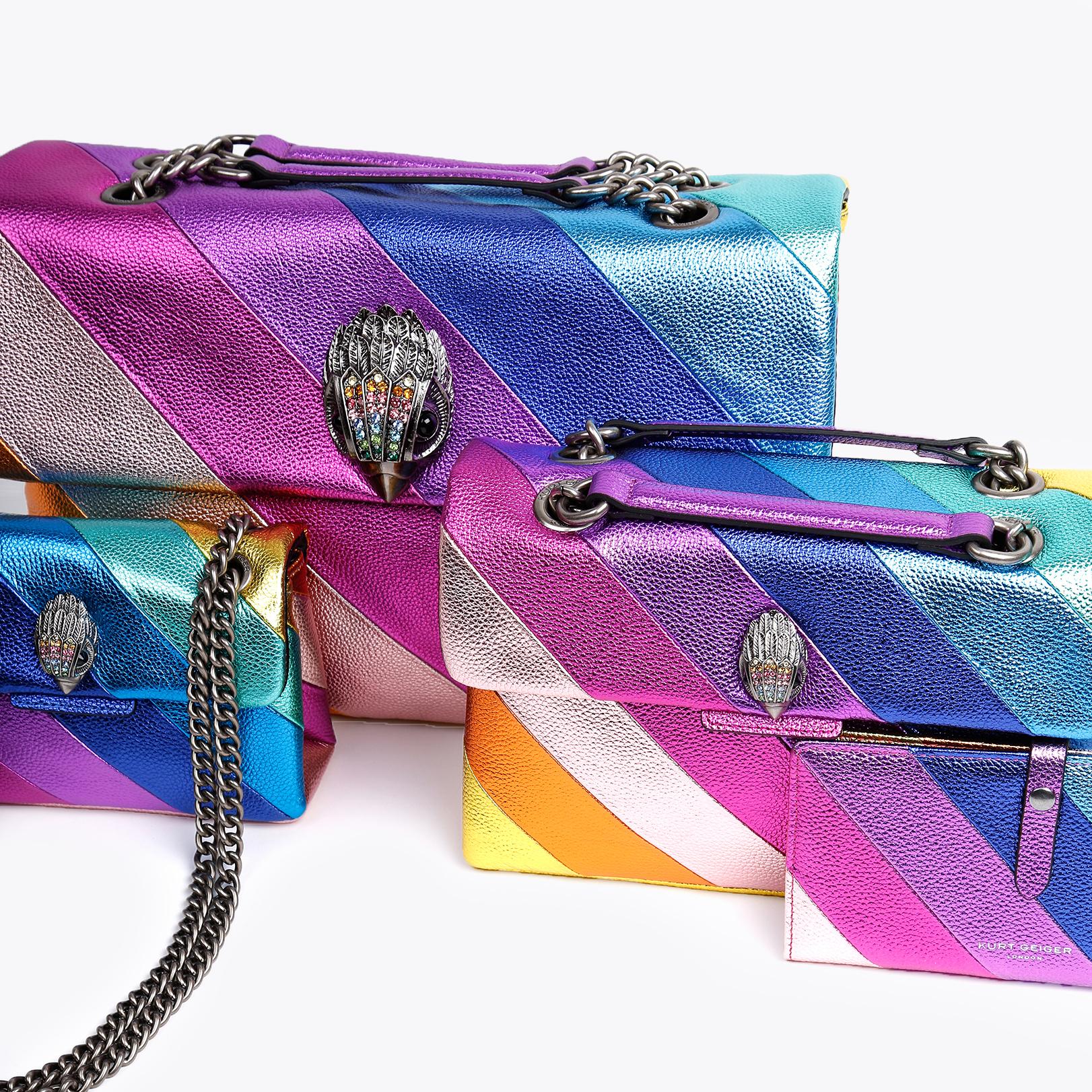 MINI KENSINGTON S BAG Rainbow Mini Leather Kensington Bag by KURT