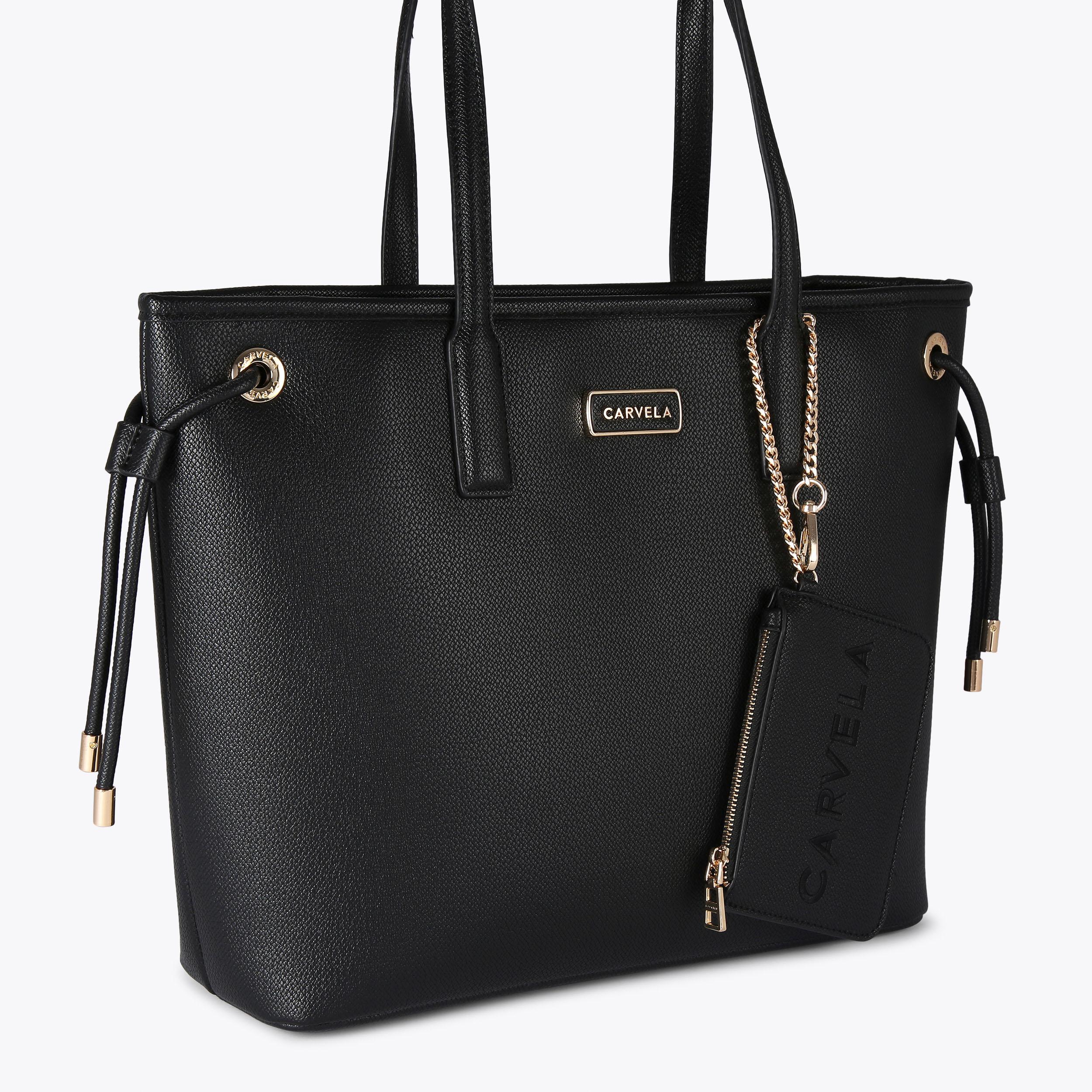 Carvela black shoulder discount bag