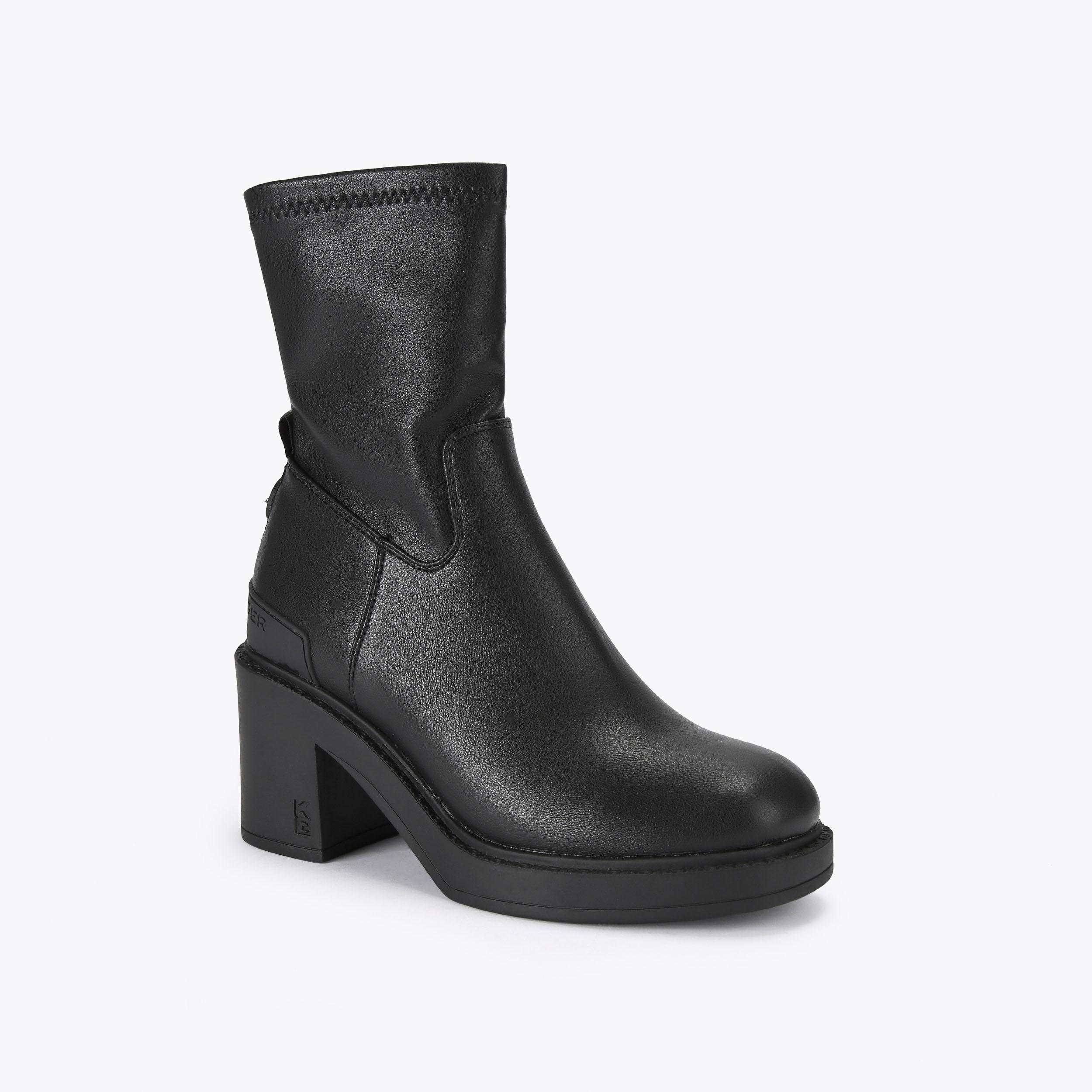 TATE Black Ankle Boots by KG KURT GEIGER