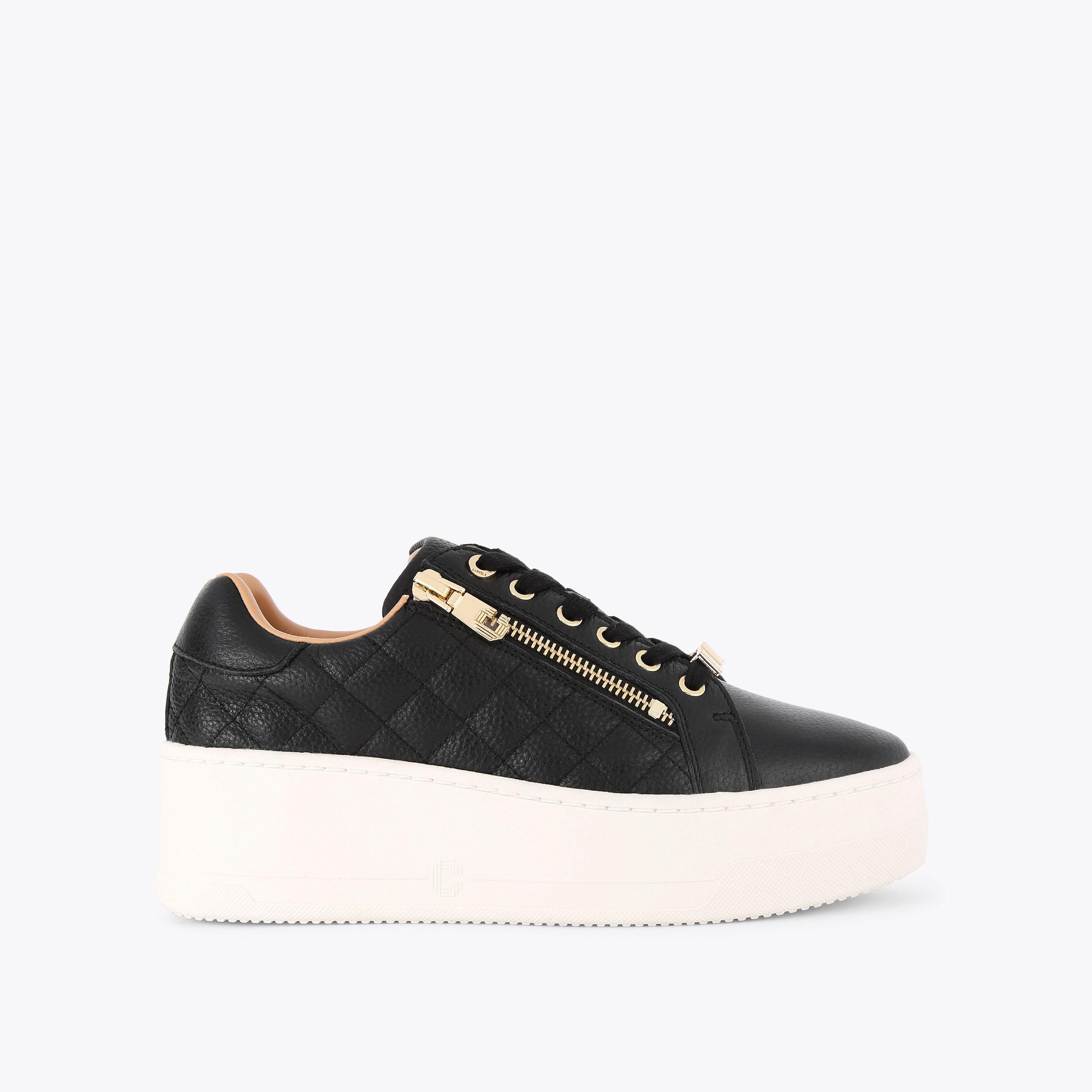 Kurt geiger navy trainers clearance