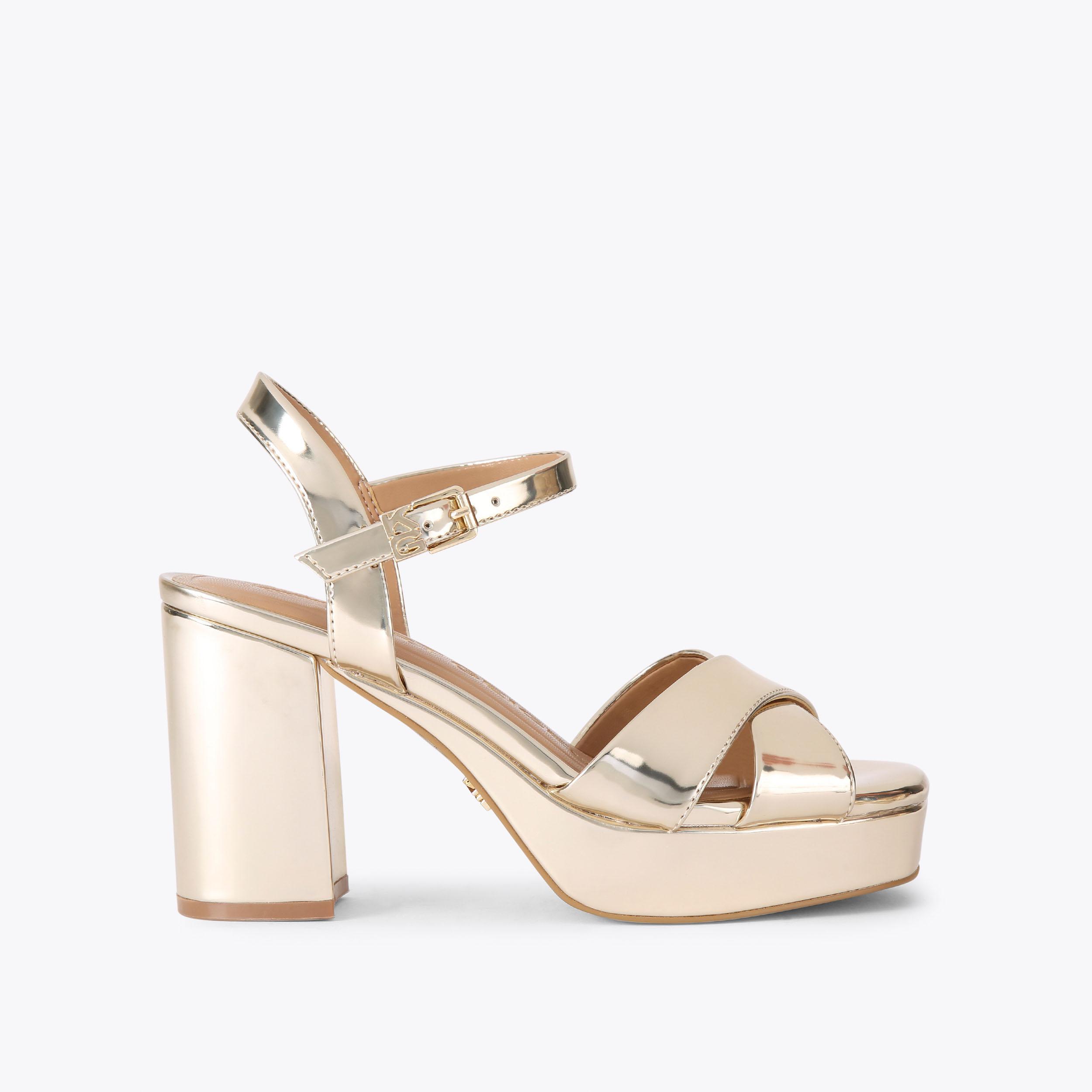 Kurt geiger cheap gold heels