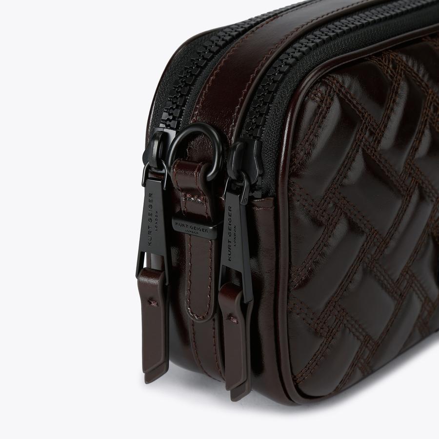 2ZIP KENSINGTON CAMERA Lambskin Leather Kensington Camera Bag by