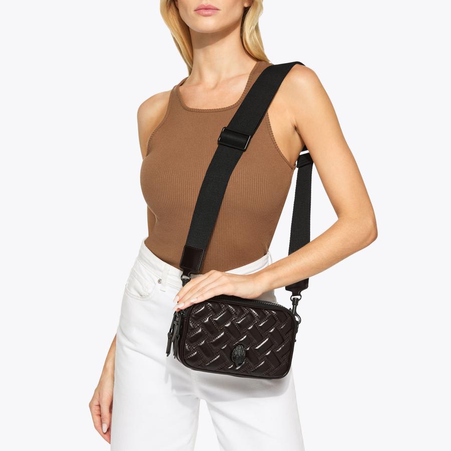2ZIP KENSINGTON CAMERA Lambskin Leather Kensington Camera Bag by