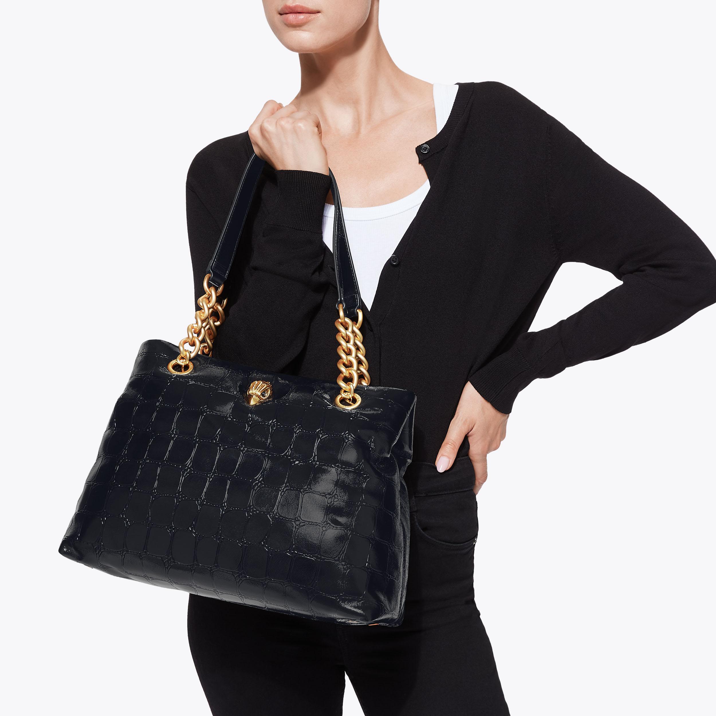 Croc print tote bag best sale