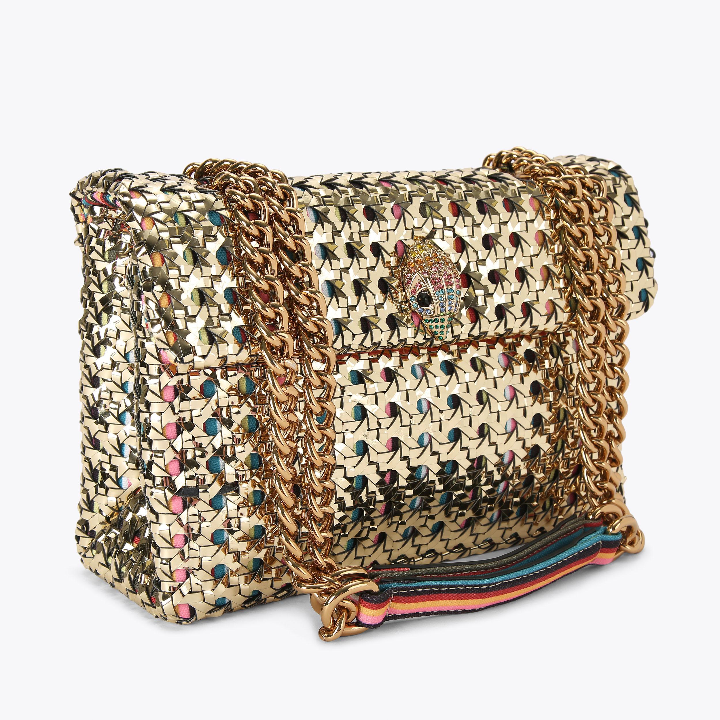 Gold woven bag hotsell