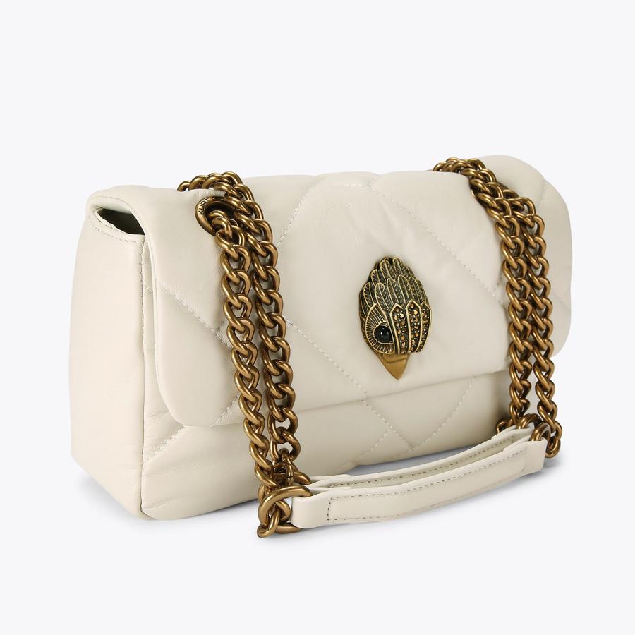 MD KENSINGTON PUFF Bone Leather Cross Body Bag by KURT GEIGER LONDON