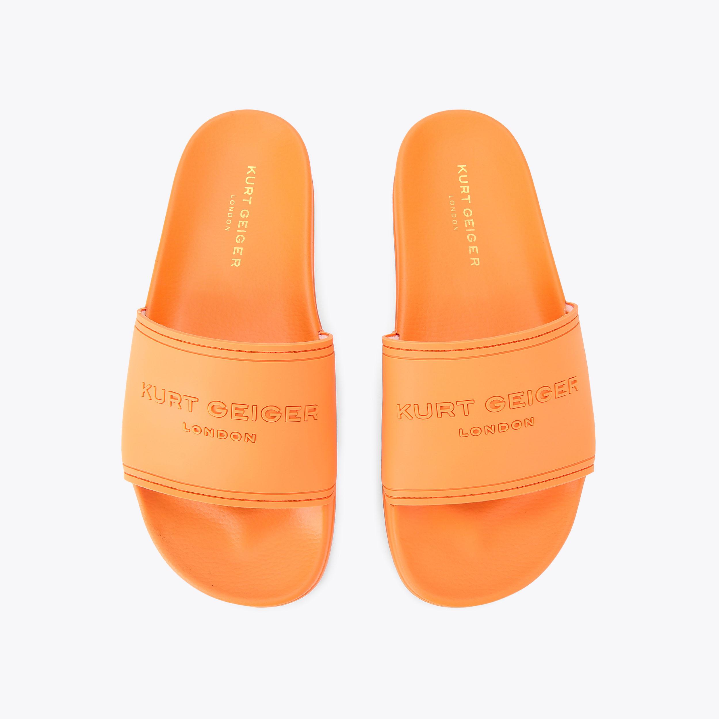 Mens orange sliders hot sale