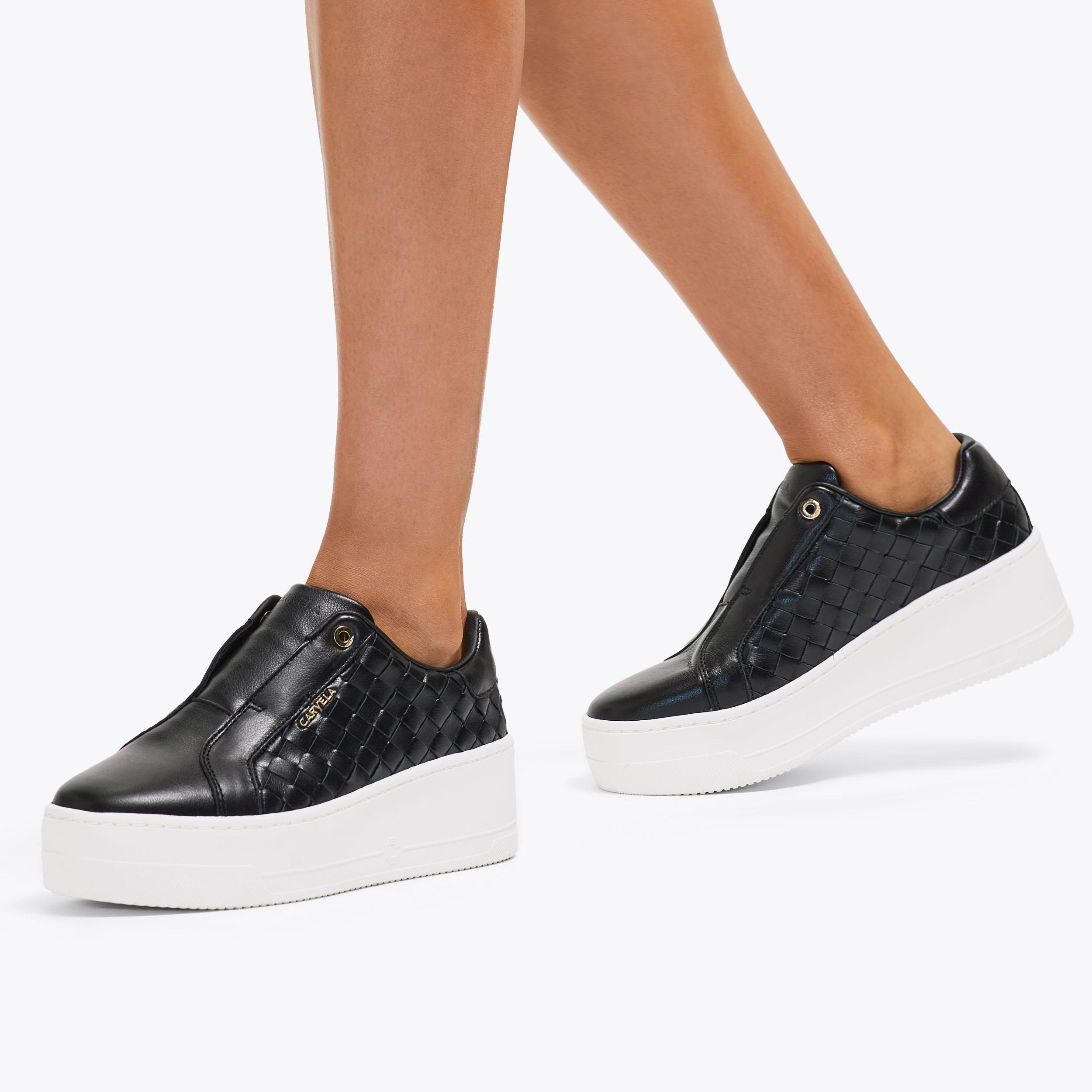 CARVEN - CARVEN(カルヴェン) レース ノースリーブ 黒 ブラック