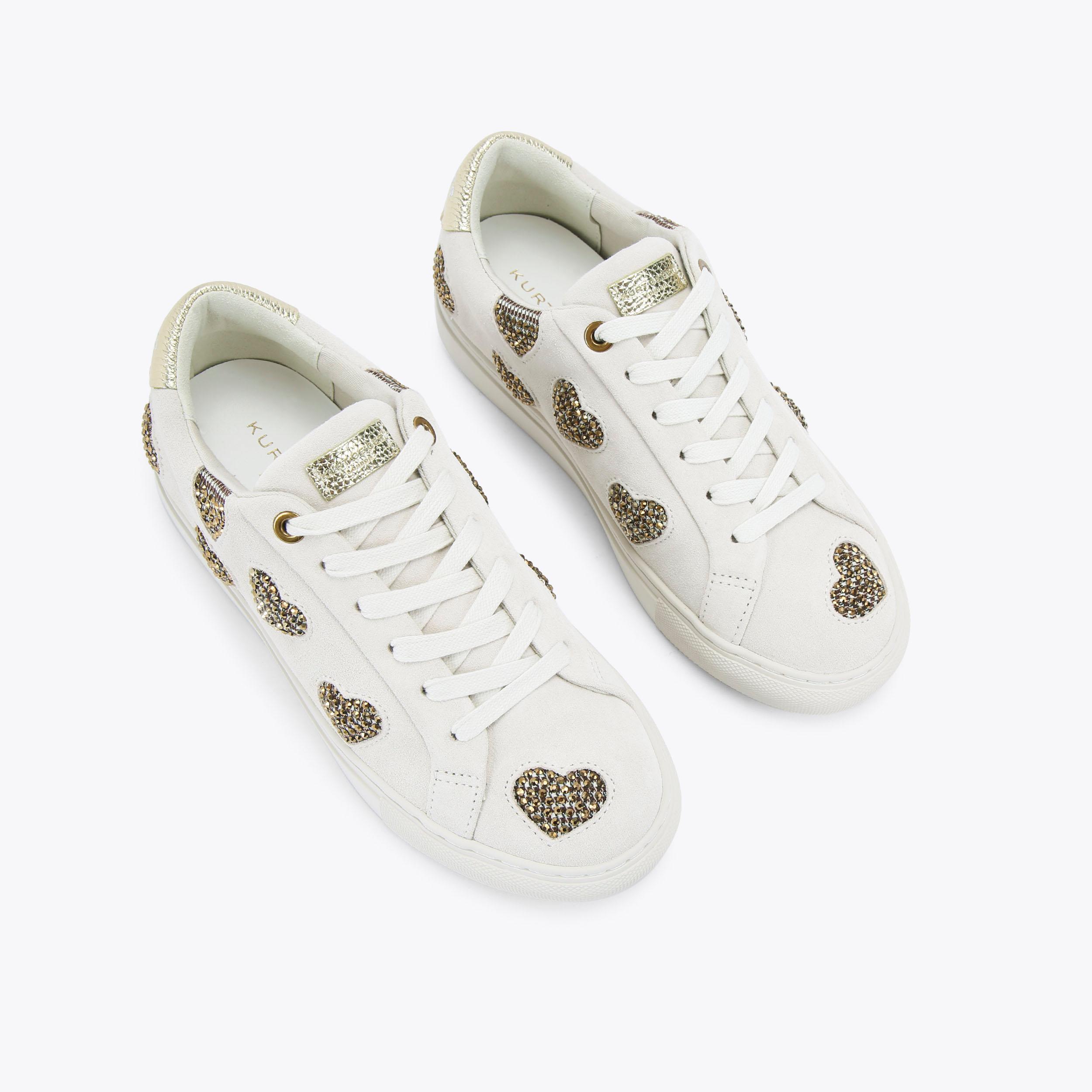 Kurt geiger love heart trainers store