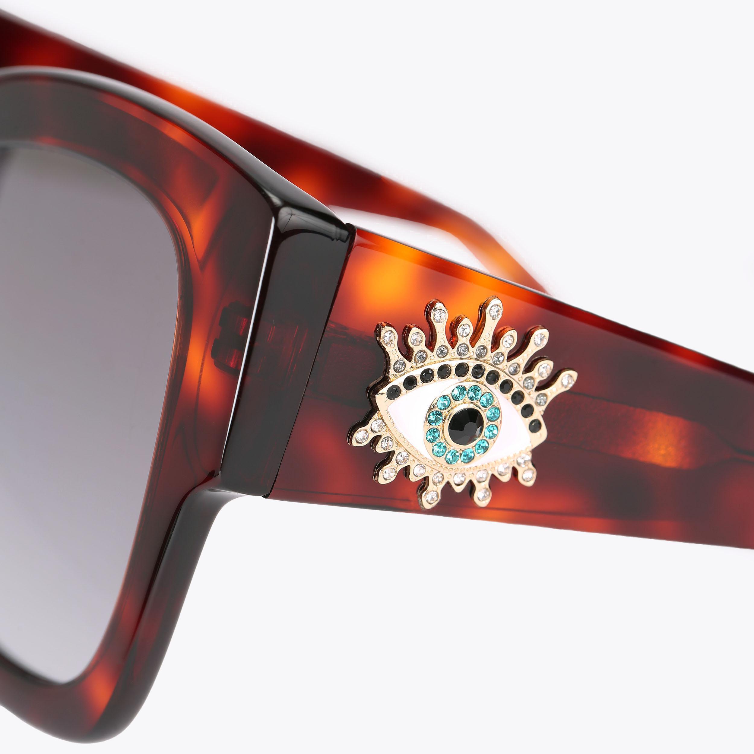 Kurt Geiger square butterfly sunglasses With Eye Motive New No Case Kurt Geiger London Women main image 4