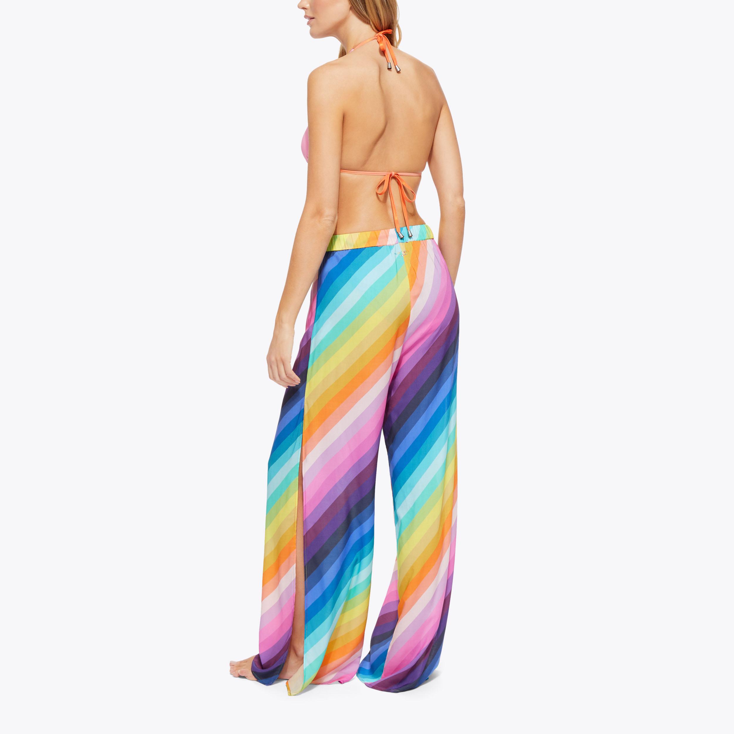 RESORT TROUSERS Rainbow Stripe Trousers by KURT GEIGER LONDON