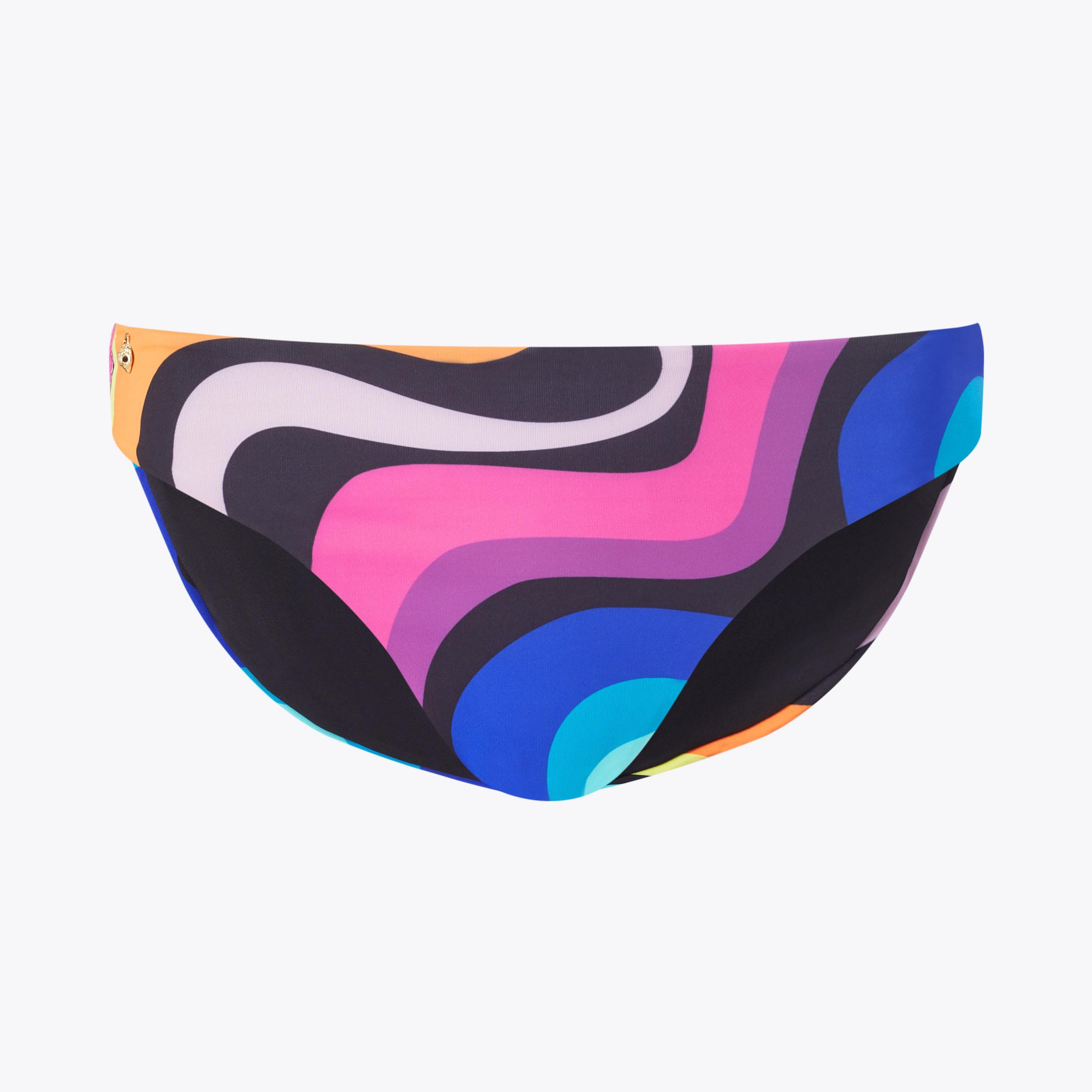 KENSINGTON BIKINI BRIEFS Rainbow Swirl Bikini Bottoms by KURT GEIGER LONDON