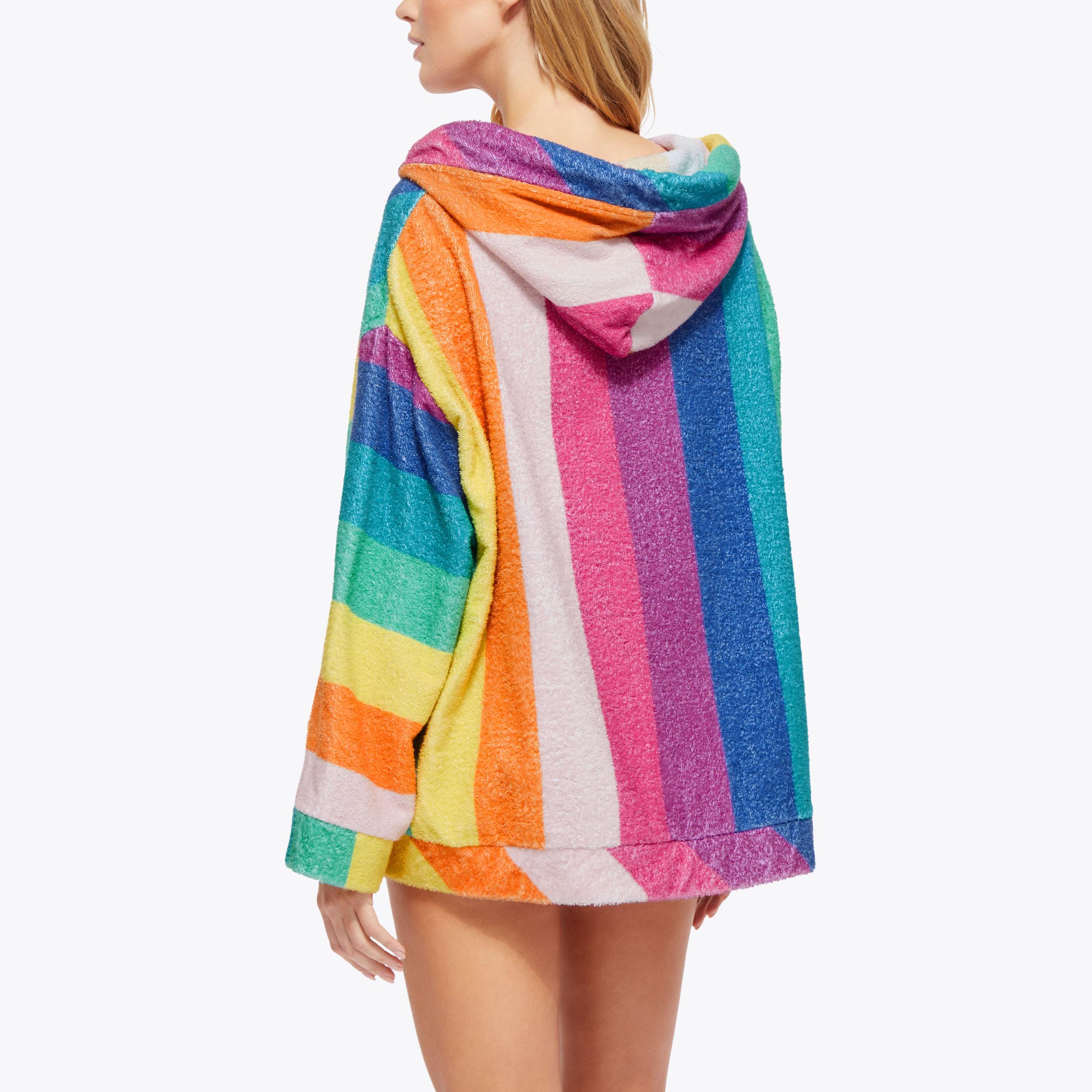 Victoria secret pink rainbow hoodie sale