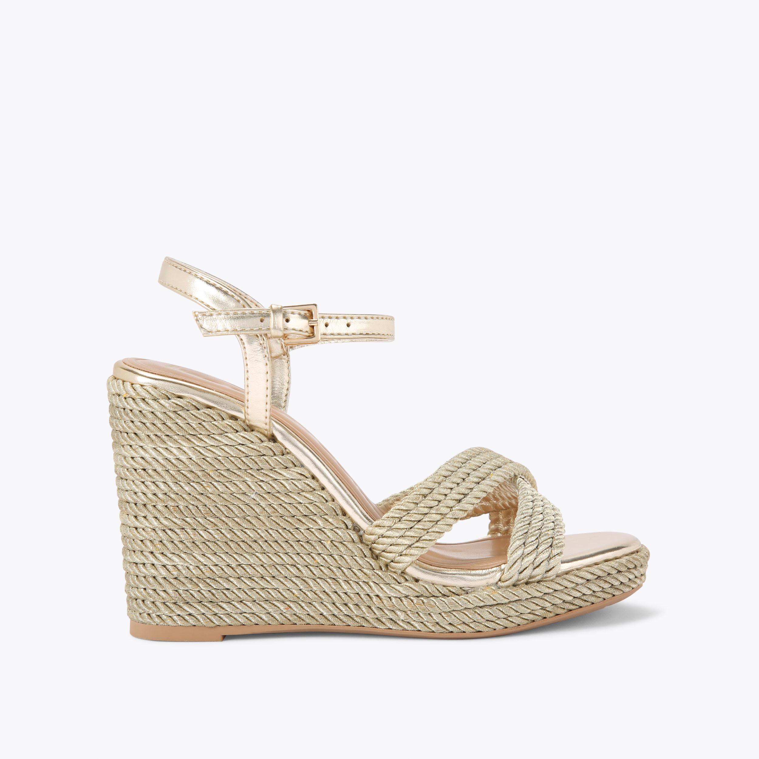 Phoebe Wedge Heel - metallics