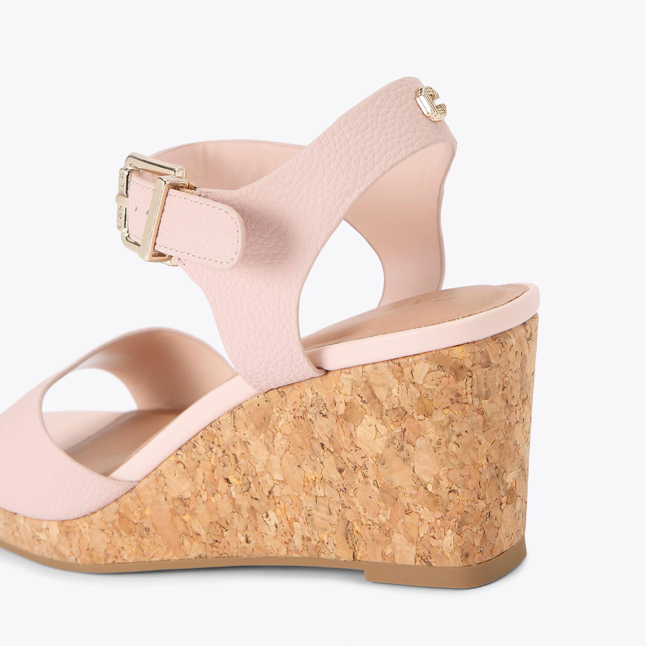 Carvela Shoes Carvela Pink Sandals Lattice Heels