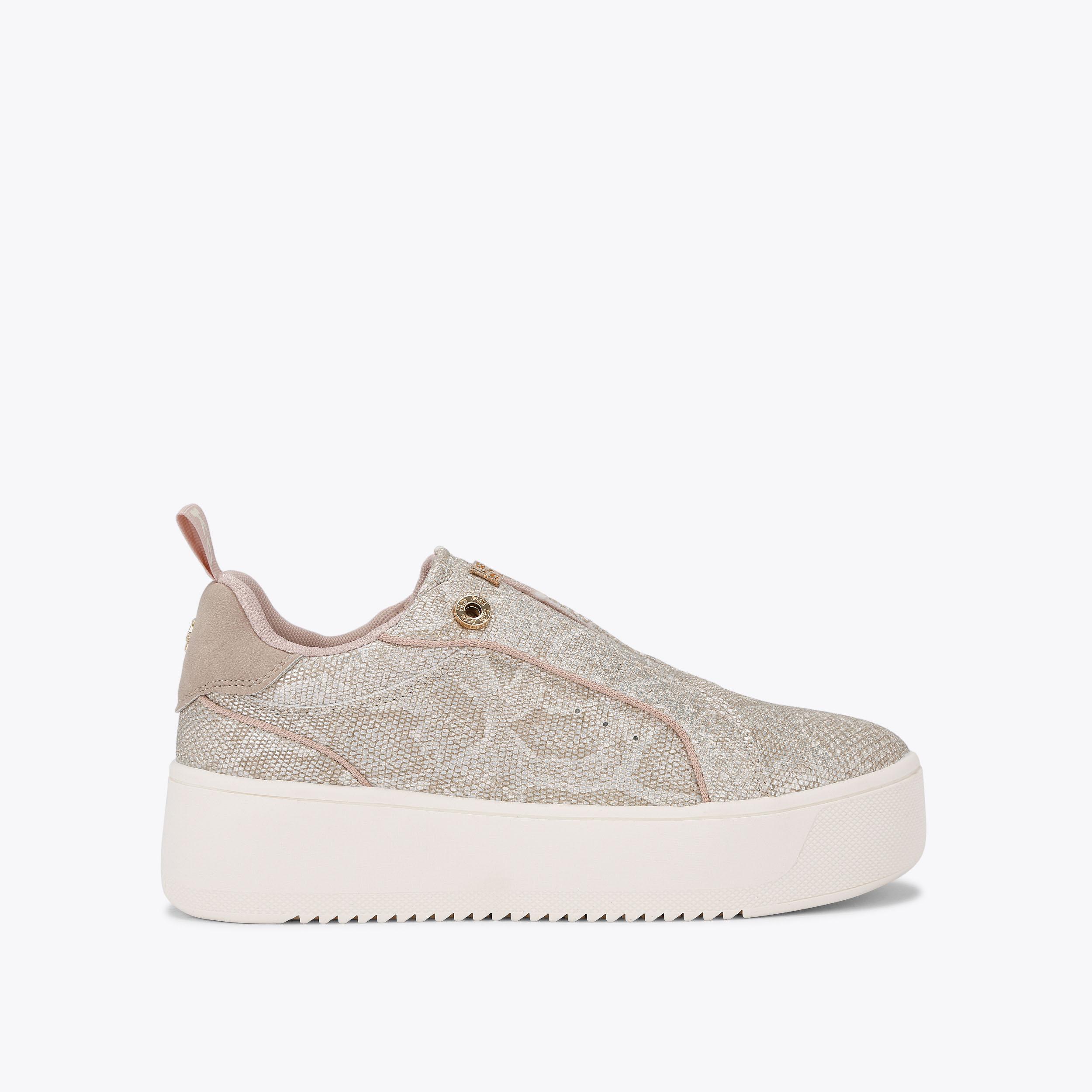 LUCIA Snake Print Flatform Sneaker by KG KURT GEIGER