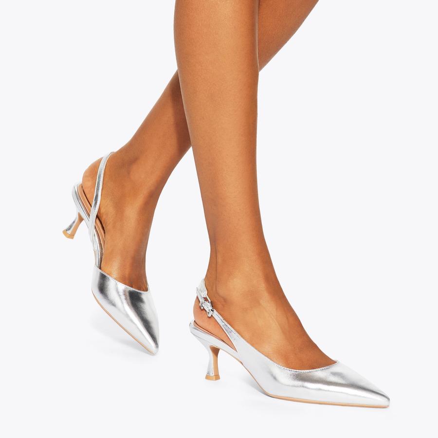 ARIA LOW Silver Heel by KG KURT GEIGER