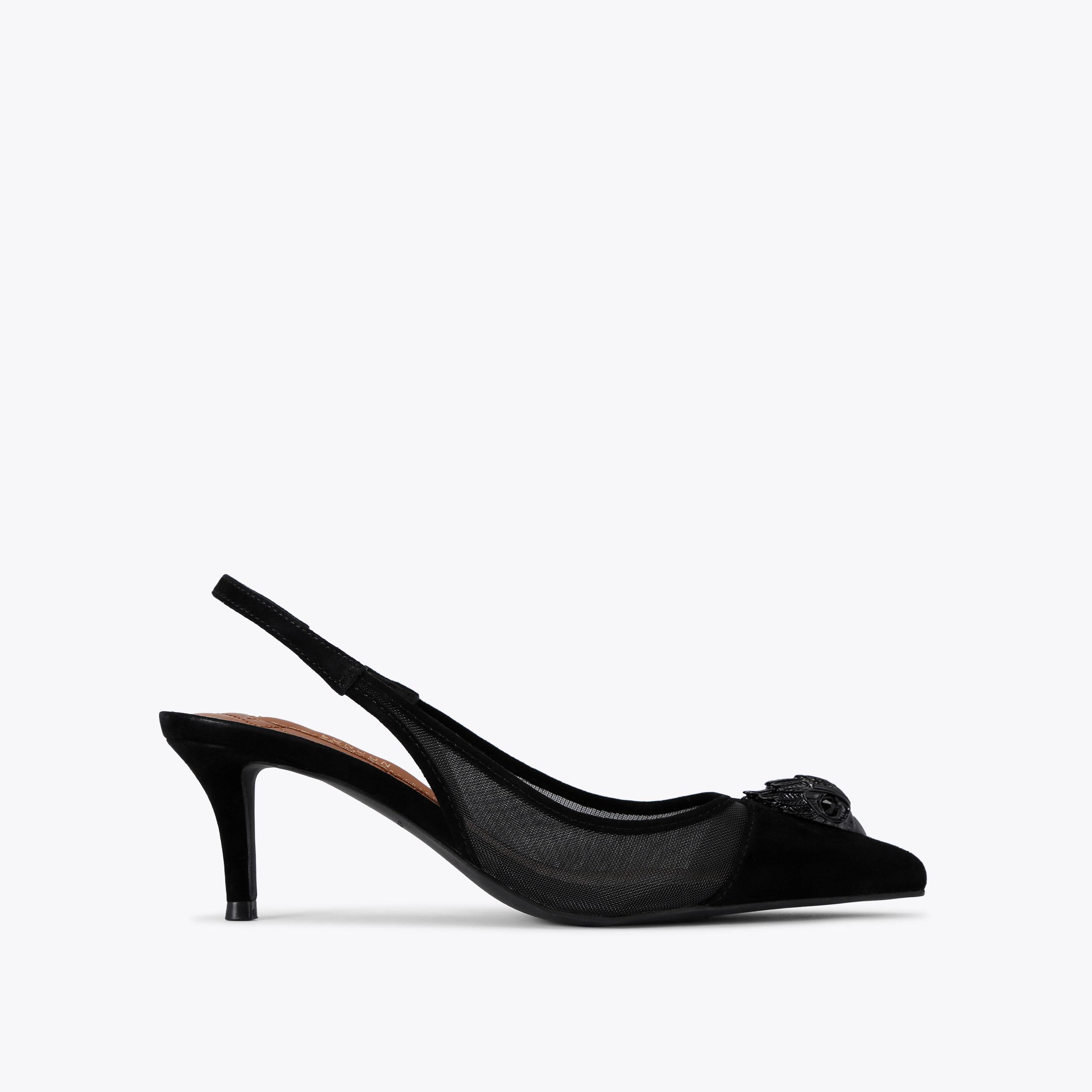 BELGRAVIA MESH SLING Belgravia mesh sling back heel by KURT GEIGER LONDON