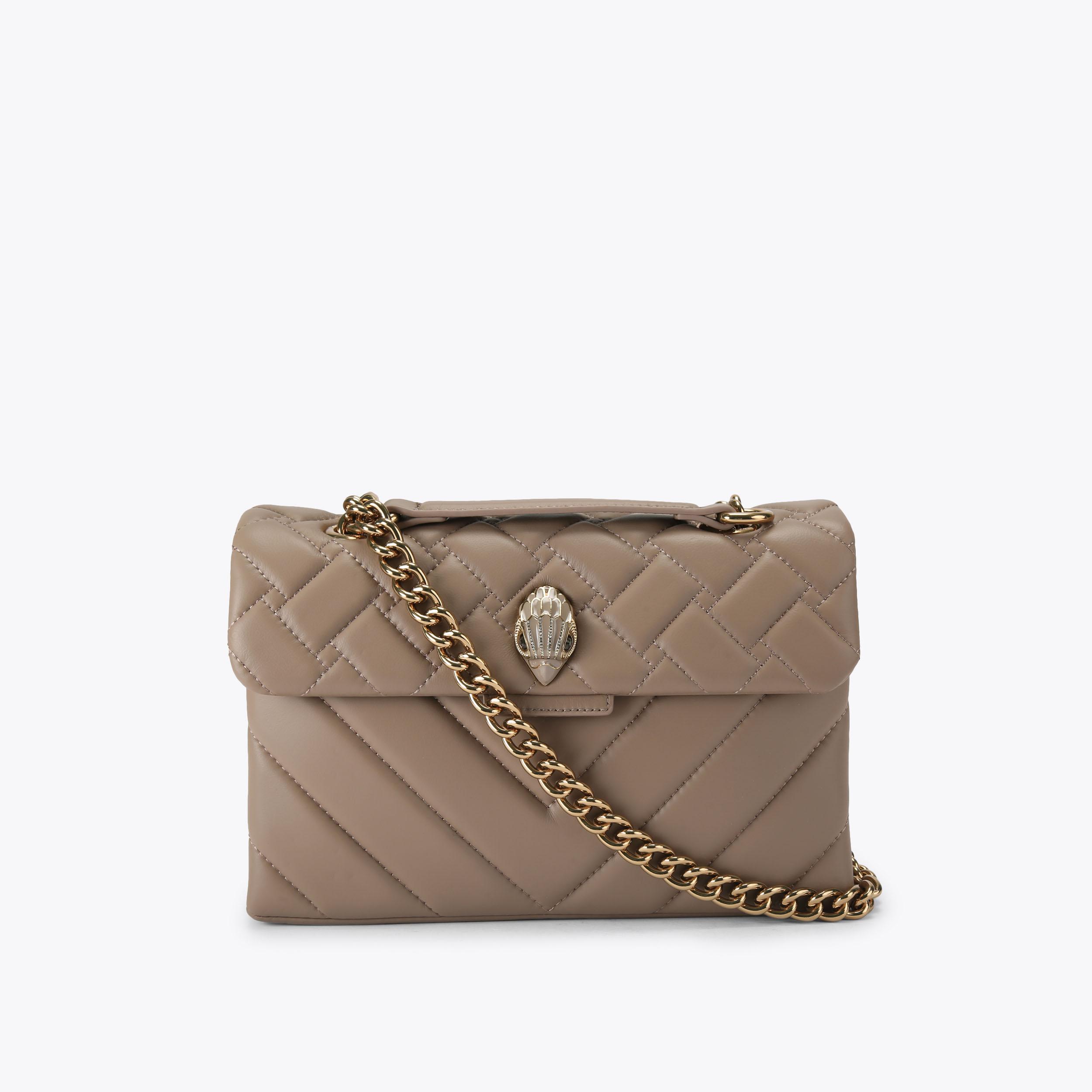 KENSINGTON BAG E Mushroom Shoulder Bag by KURT GEIGER LONDON