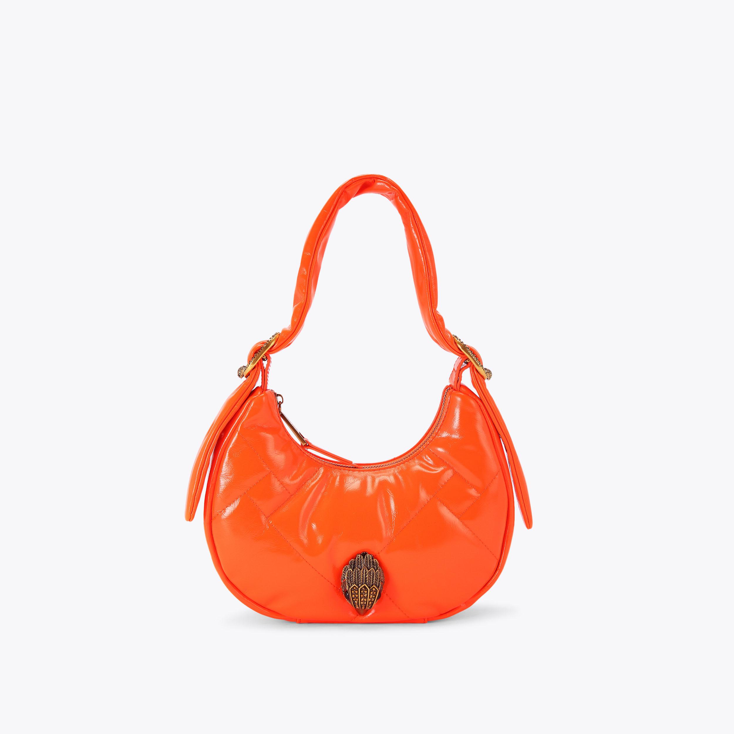 KENSINGTON PUFF SM HOBO Orange Puff Hobo Bag by KURT GEIGER LONDON