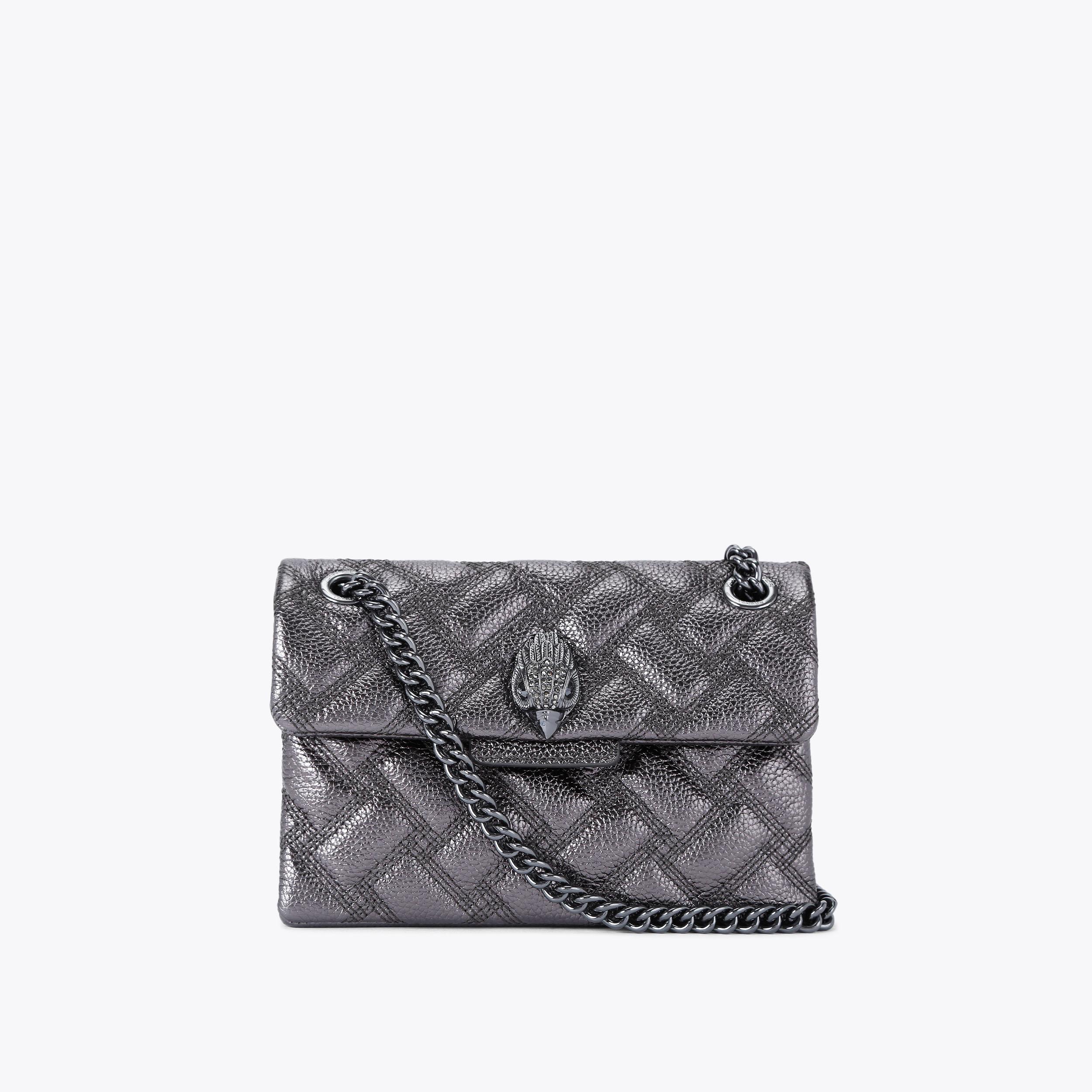 Kurt geiger metallic kensington bag sale