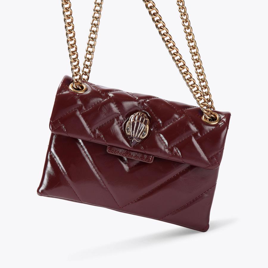MINI KENSINGTON E Wine Cross Body Bag by KURT GEIGER LONDON display picture 2