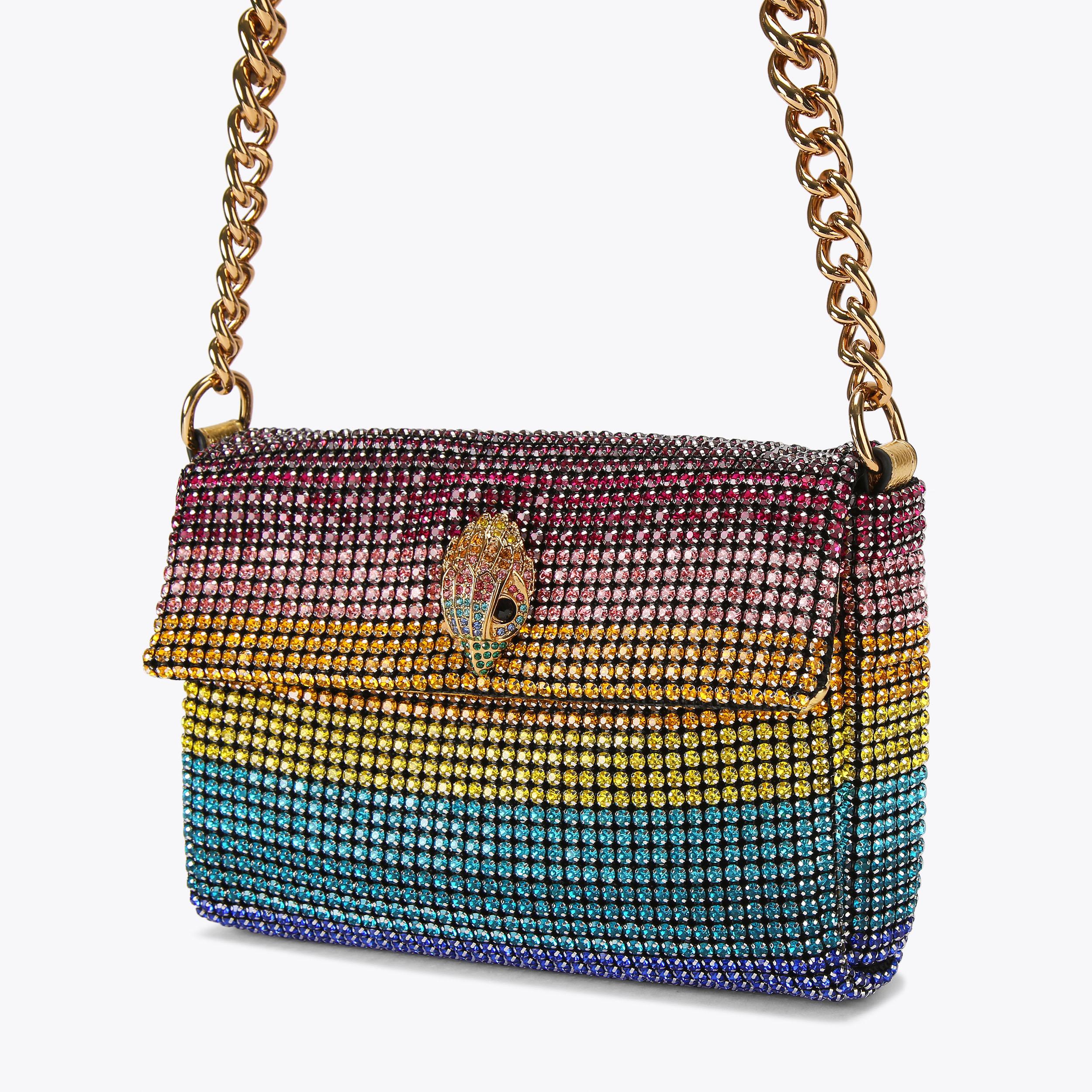 英国製 LONDON TRADITION 別注SONNY LABEL⭐︎38 SM PARTY SHOULDER BAG Rainbow Stripe Shoulder Bag by KURT