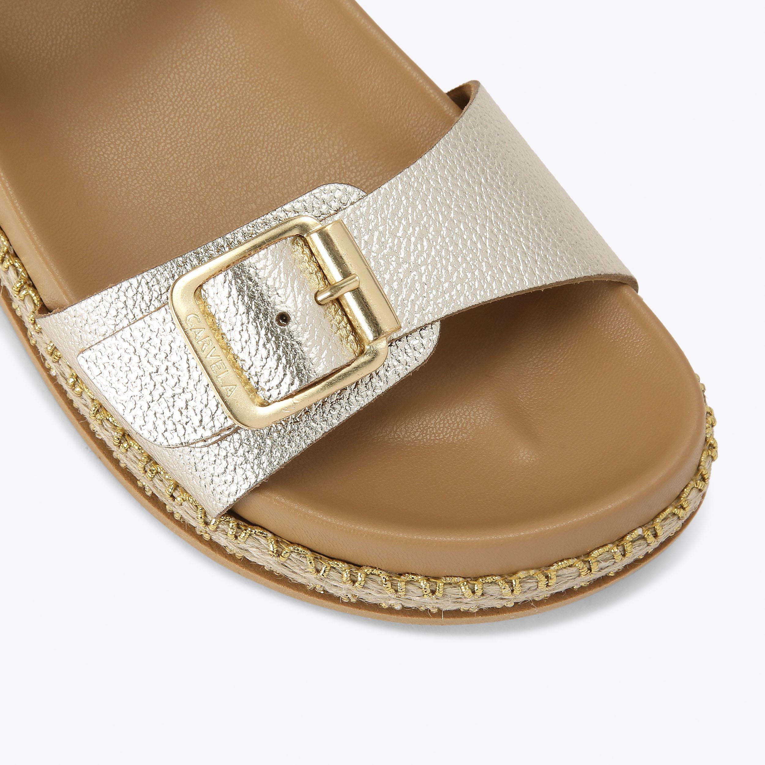 Carvela gold sandals store