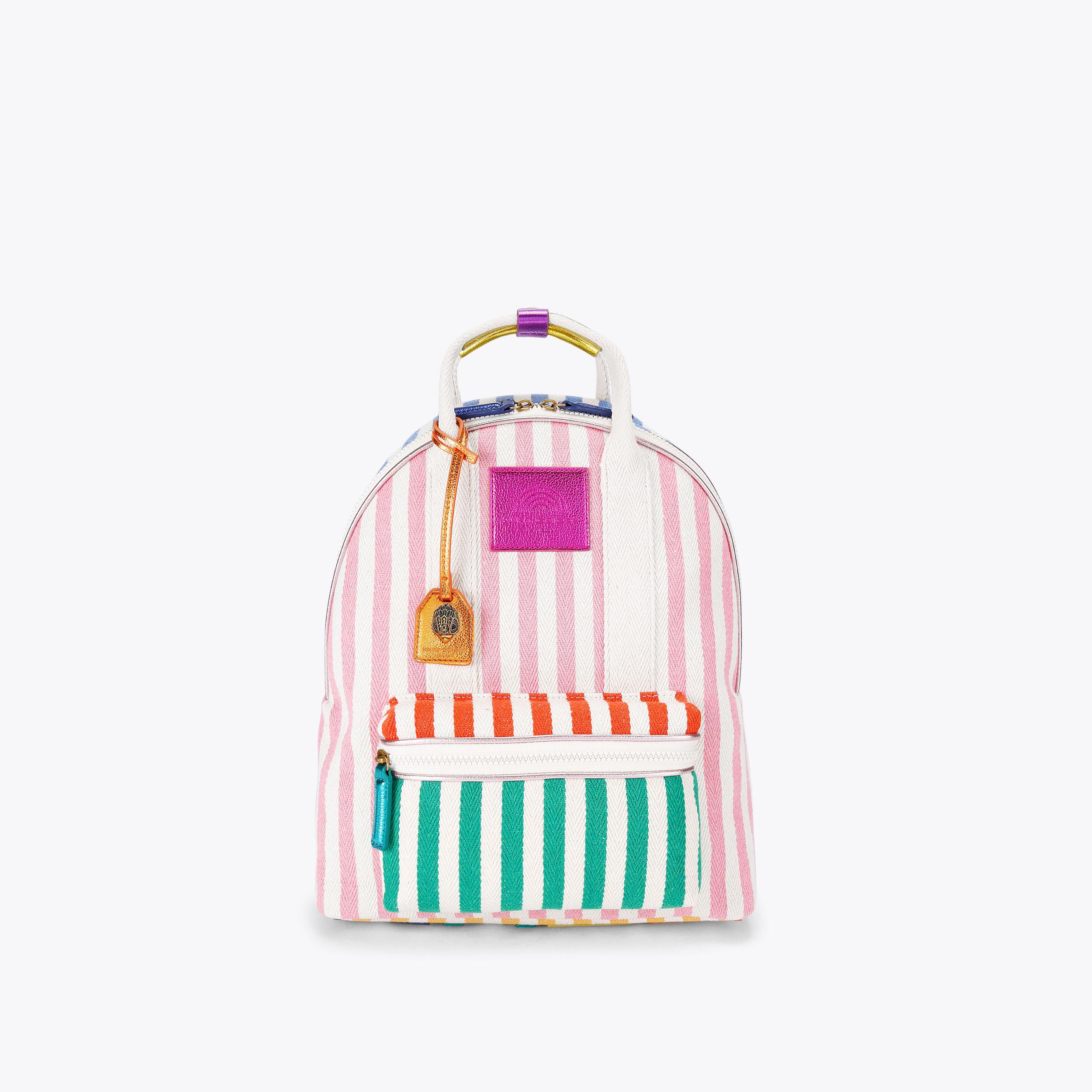 SOUTHBANK LG BACKPACK Rainbow Stripe Canvas Backpack by KURT 