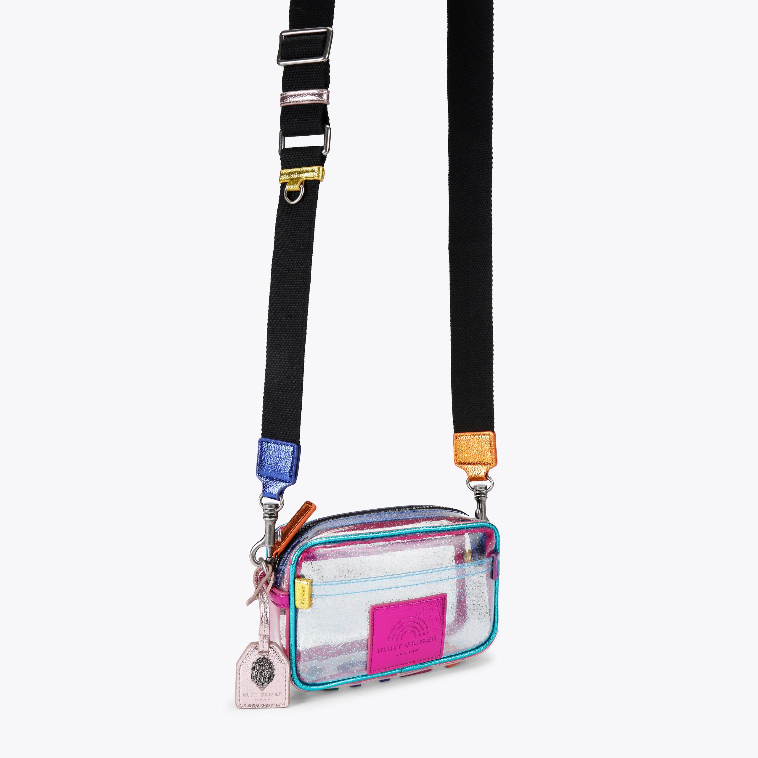 VINYL SOUTHBANK SM CAMERA Vinyl Cross Body Bag by KURT GEIGER LONDON