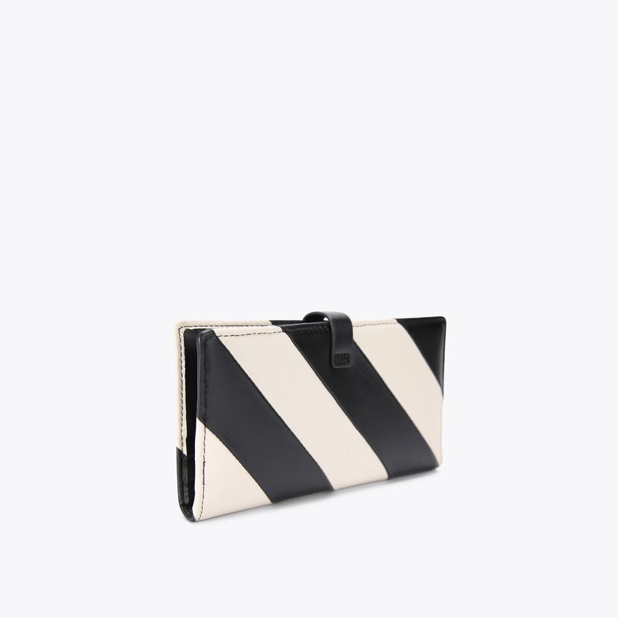 SFT WALLET KENSINGTON L E Soft Striped Leather Wallet by