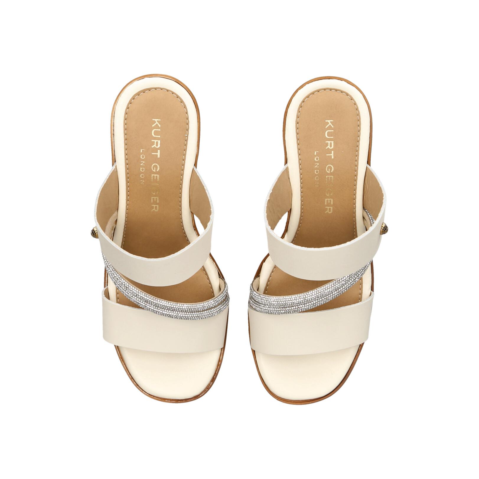 KGL STRAND WEDGE White Wedges by Kurt Geiger London