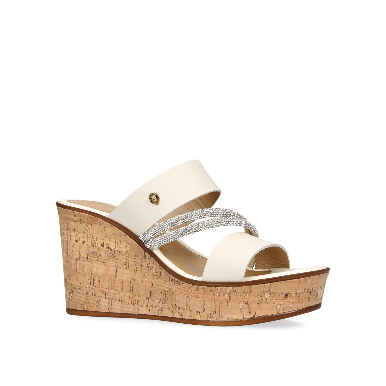 KGL STRAND WEDGE White Wedges by Kurt Geiger London