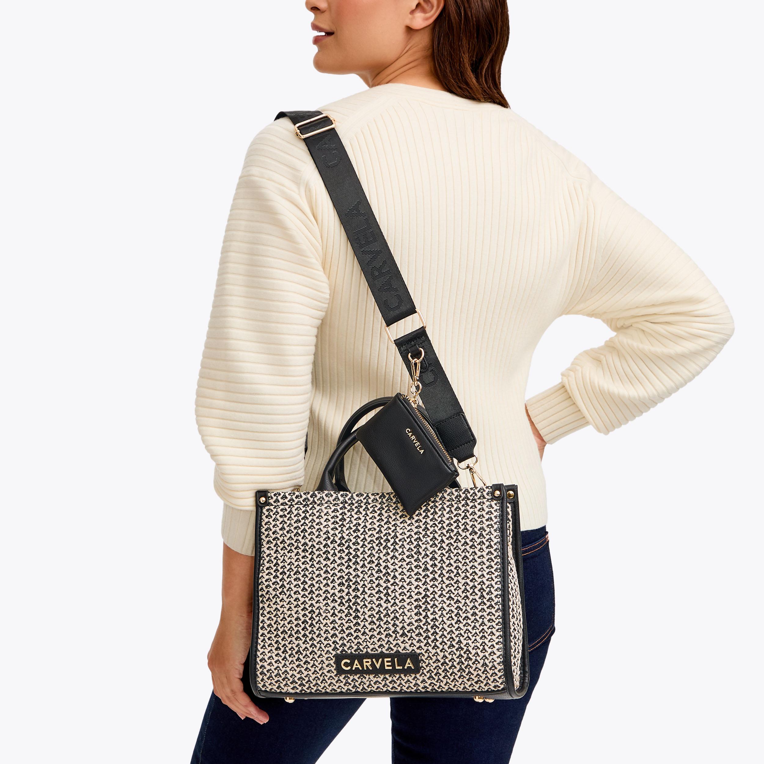 The Sorrento Textured Weave Tote Bag