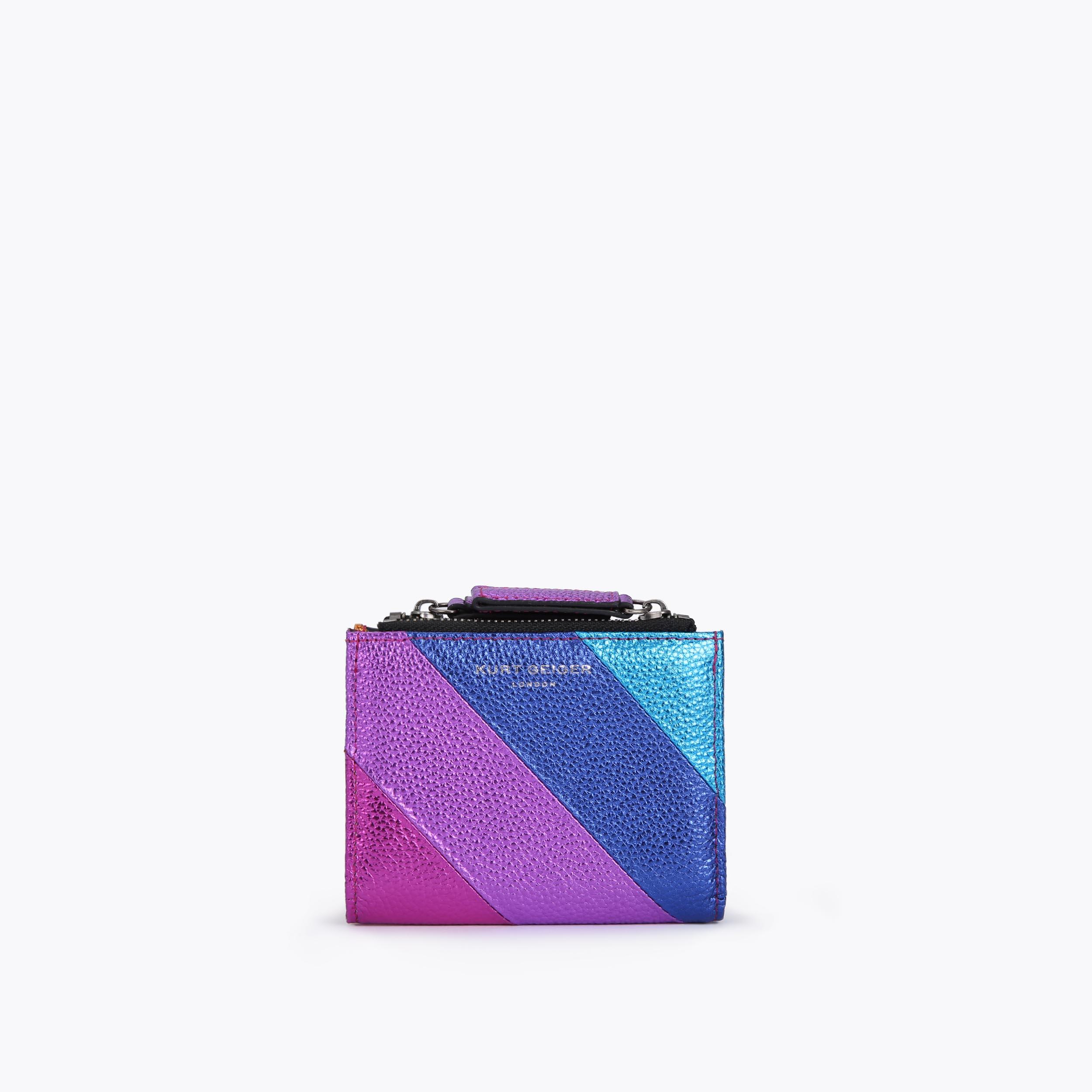 MINI PURSE Rainbow Leather Mini Purse by KURT GEIGER LONDON