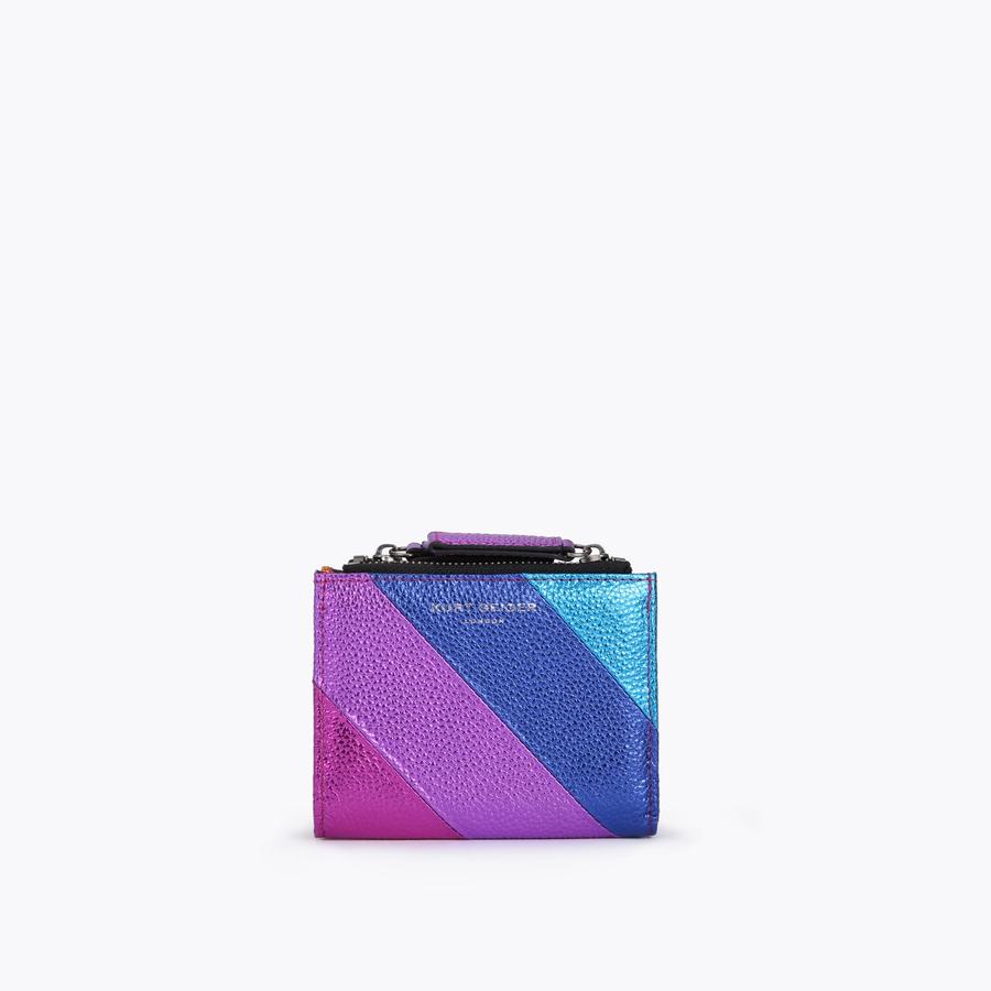 Rainbow leather purse hotsell