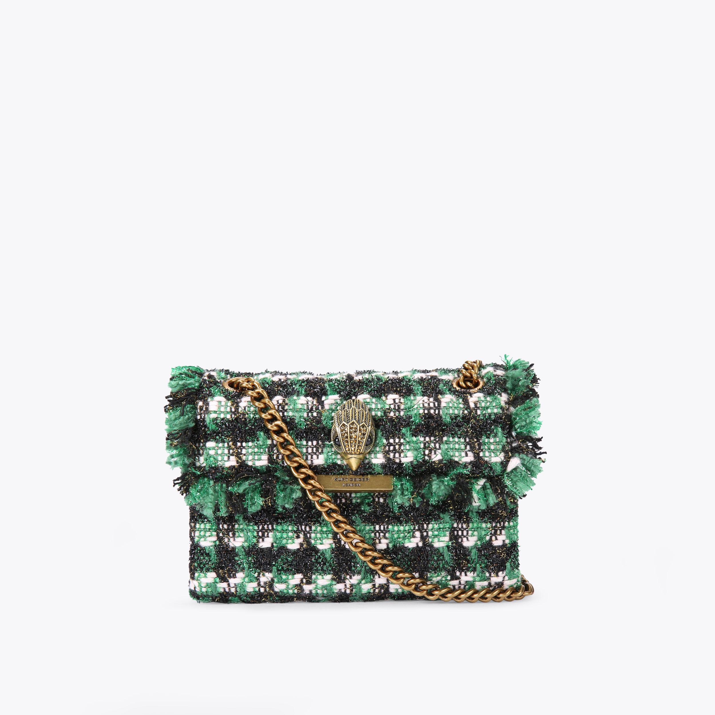 Outlet Mini tweed kensington Kurt Geiger Crossbody bag