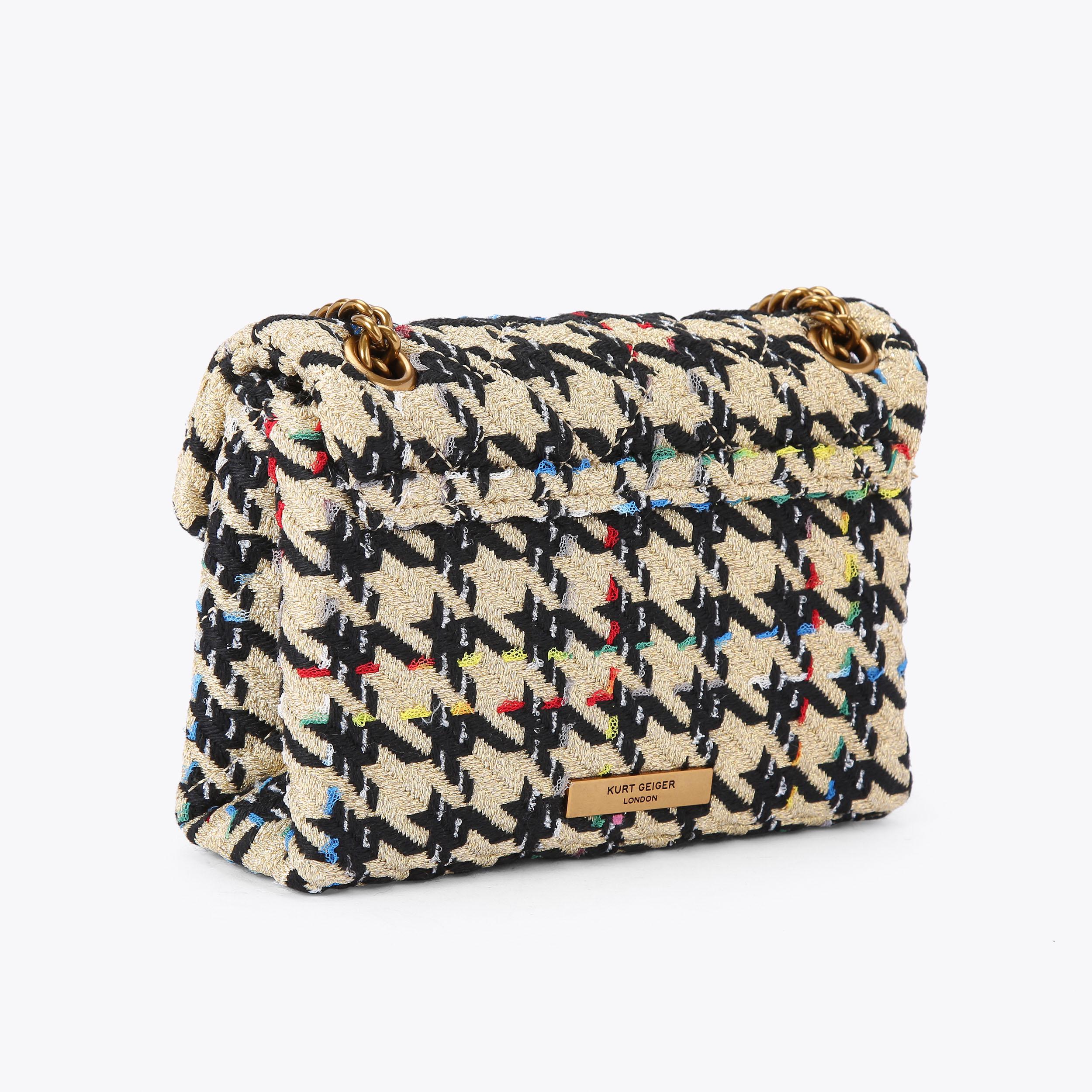 Kurt geiger tweed hot sale mini kensington bag